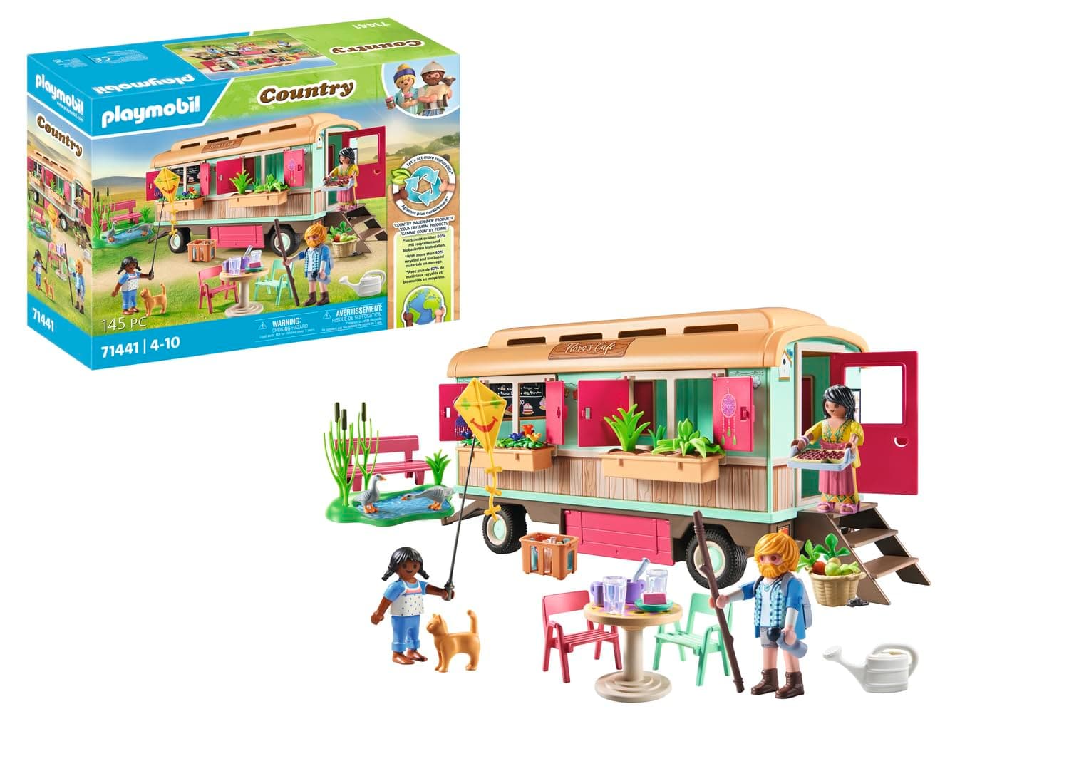 Playmobil - Уютно кафене със зеленчукова градина