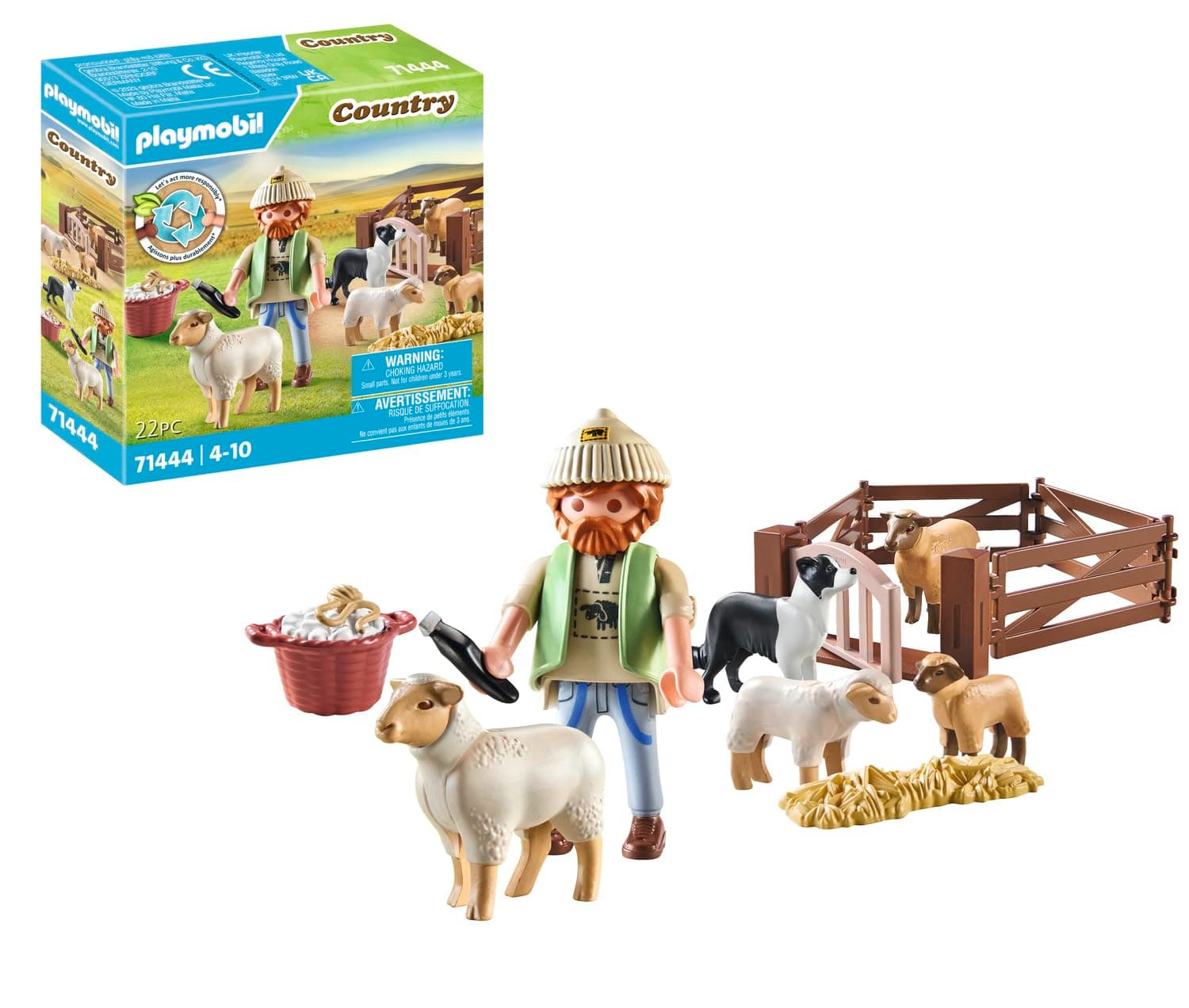 Playmobil - Млад овчар със стадо овце