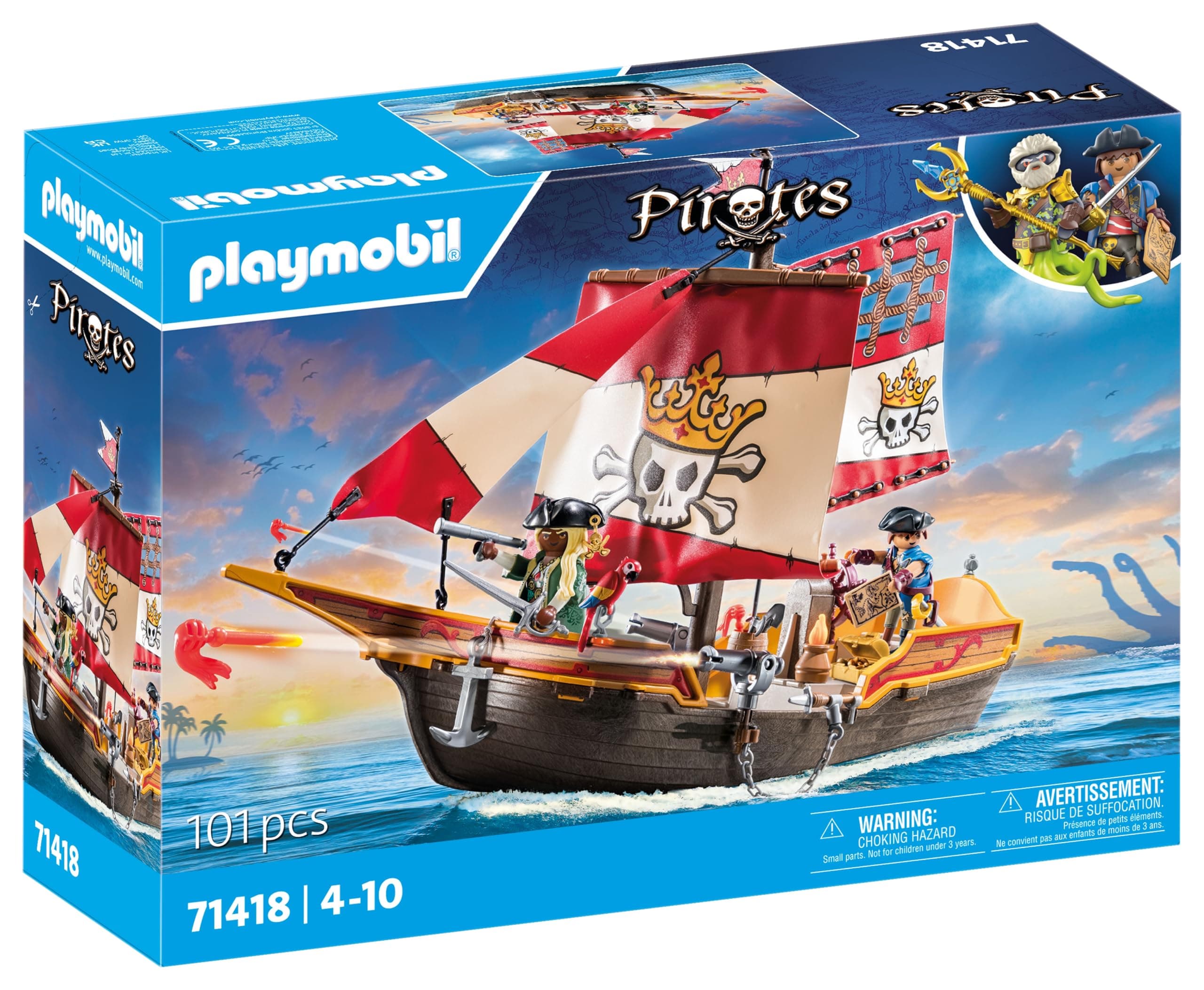 Playmobil - Малък пиратски кораб