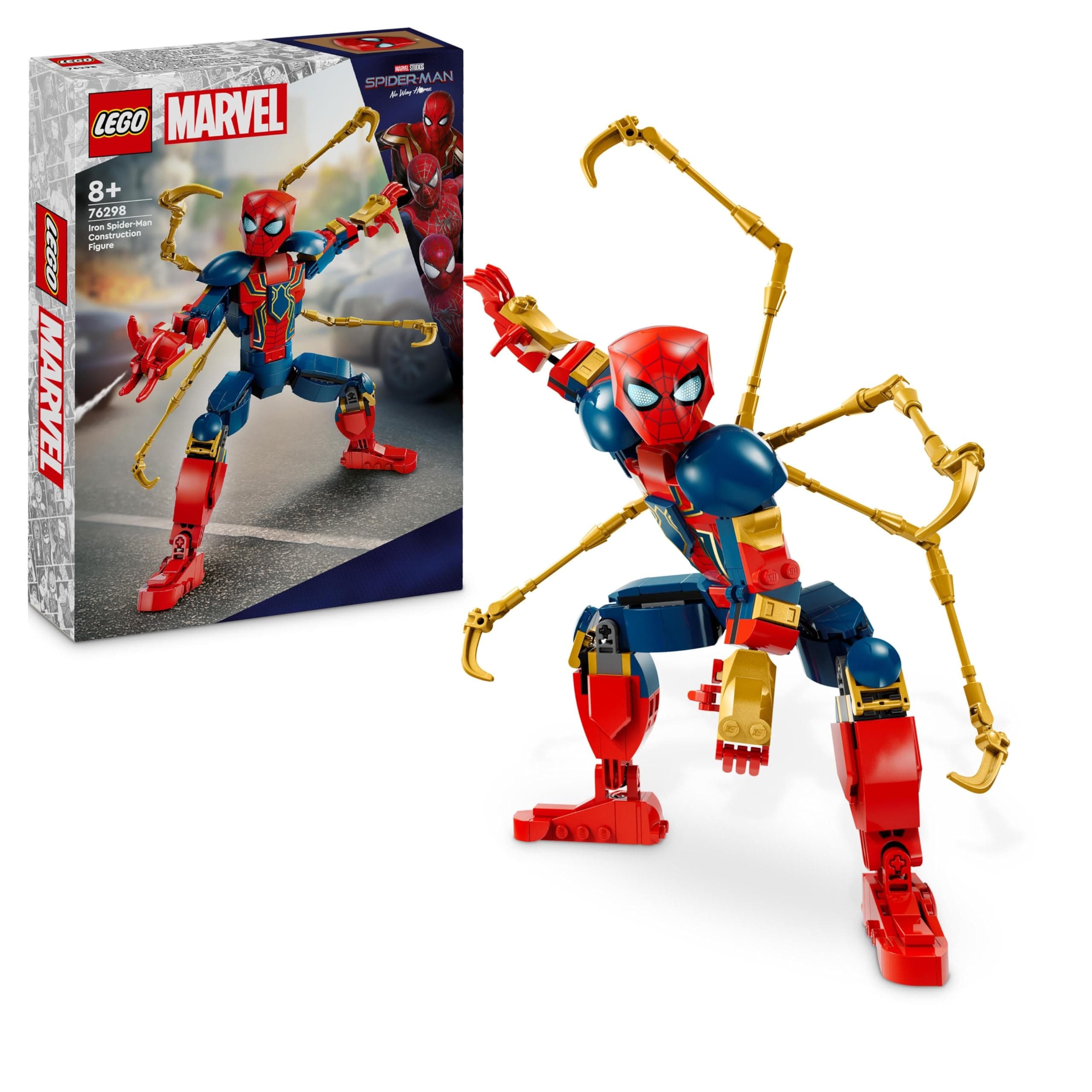 LEGO® Marvel Avengers Classic 76298 - Фигура за изграждане на Железния Спайдърмен