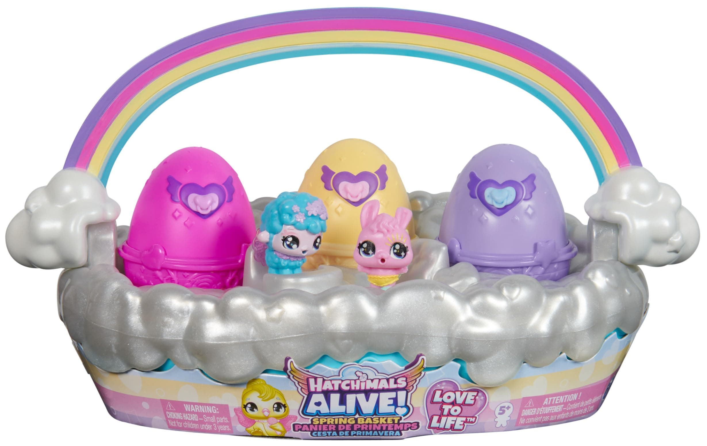 Hatchimals - Комплект яйце изненада, пролетна кошница