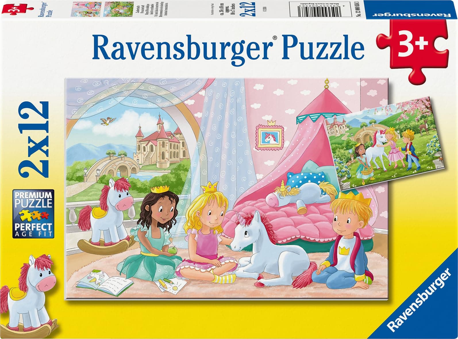 Пъзел Ravensburger 2x12 ел. - Кралско приятелство