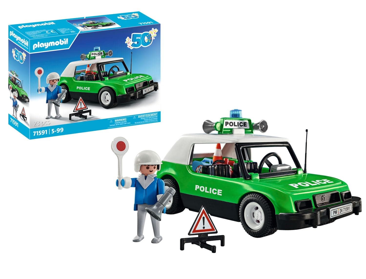Playmobil - Класическа полицейска кола