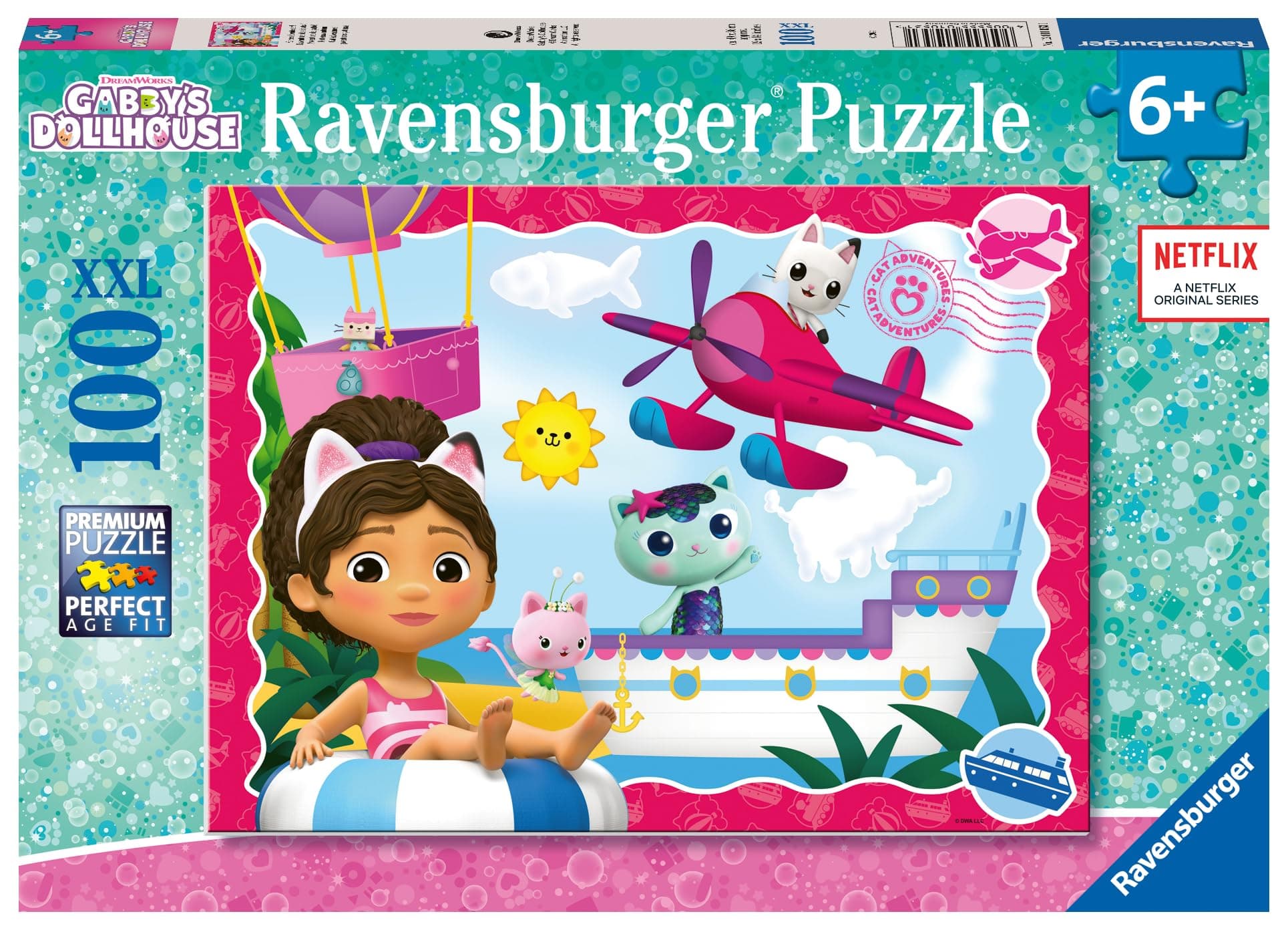Пъзел Ravensburger 100 ел. XXL - Gabby's Dollhouse
