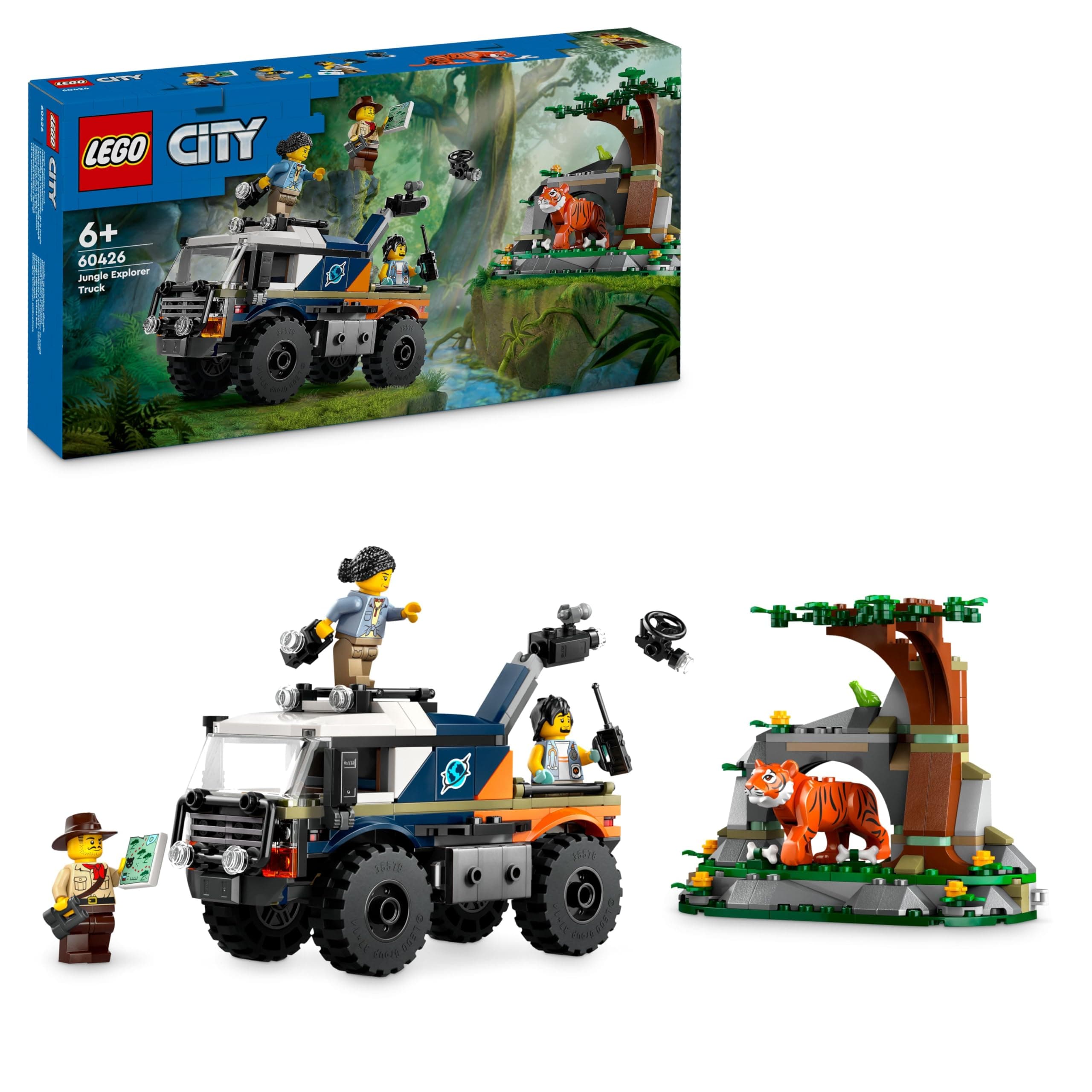 LEGO® City 60426 - Изследовател в джунглата - офроуд камион