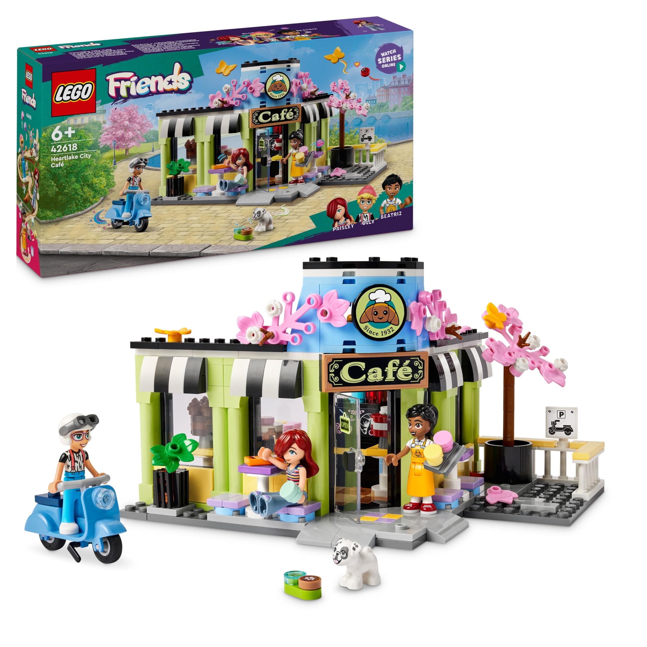 LEGO® Friends 42618 - Кафе Хартлейк сити