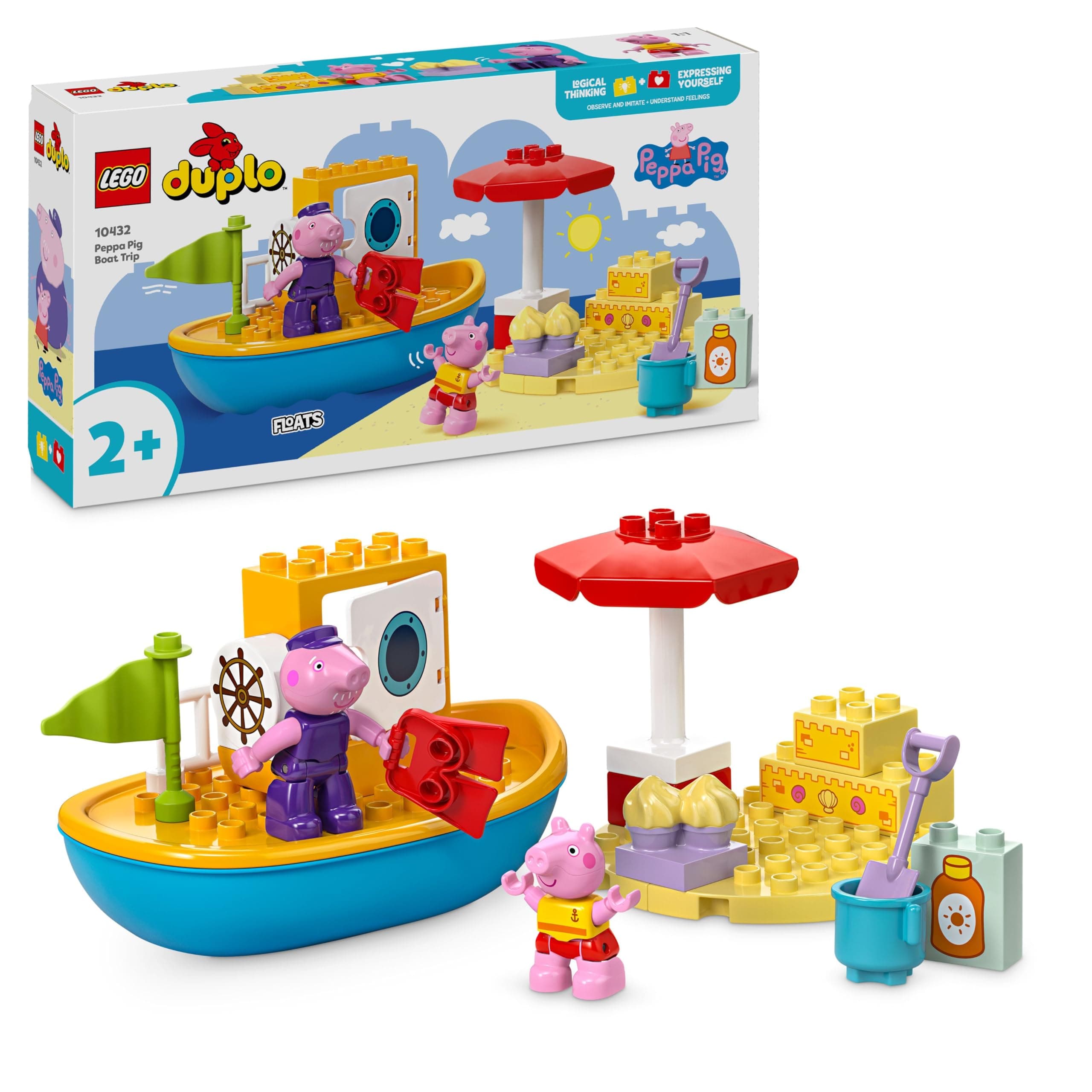 LEGO® DUPLO® 10432 - Пътуването с лодка на Пепа