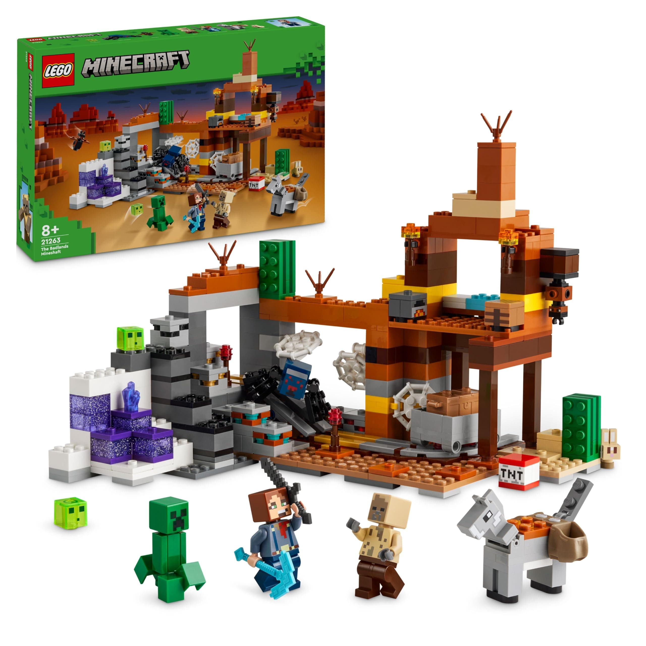 LEGO® Minecraft™ 21263 - Миньорска шахта в неплодородните земи