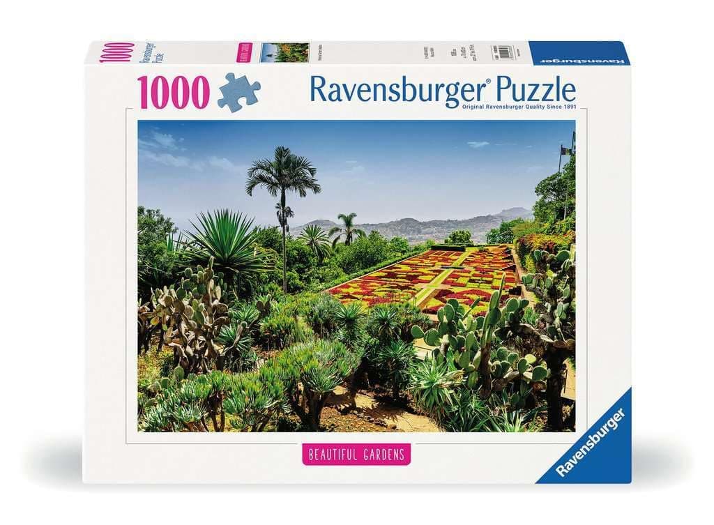 Пъзел Ravensburger 1000 ел. - Красиви градини: Ботаническа градина, Мадейра