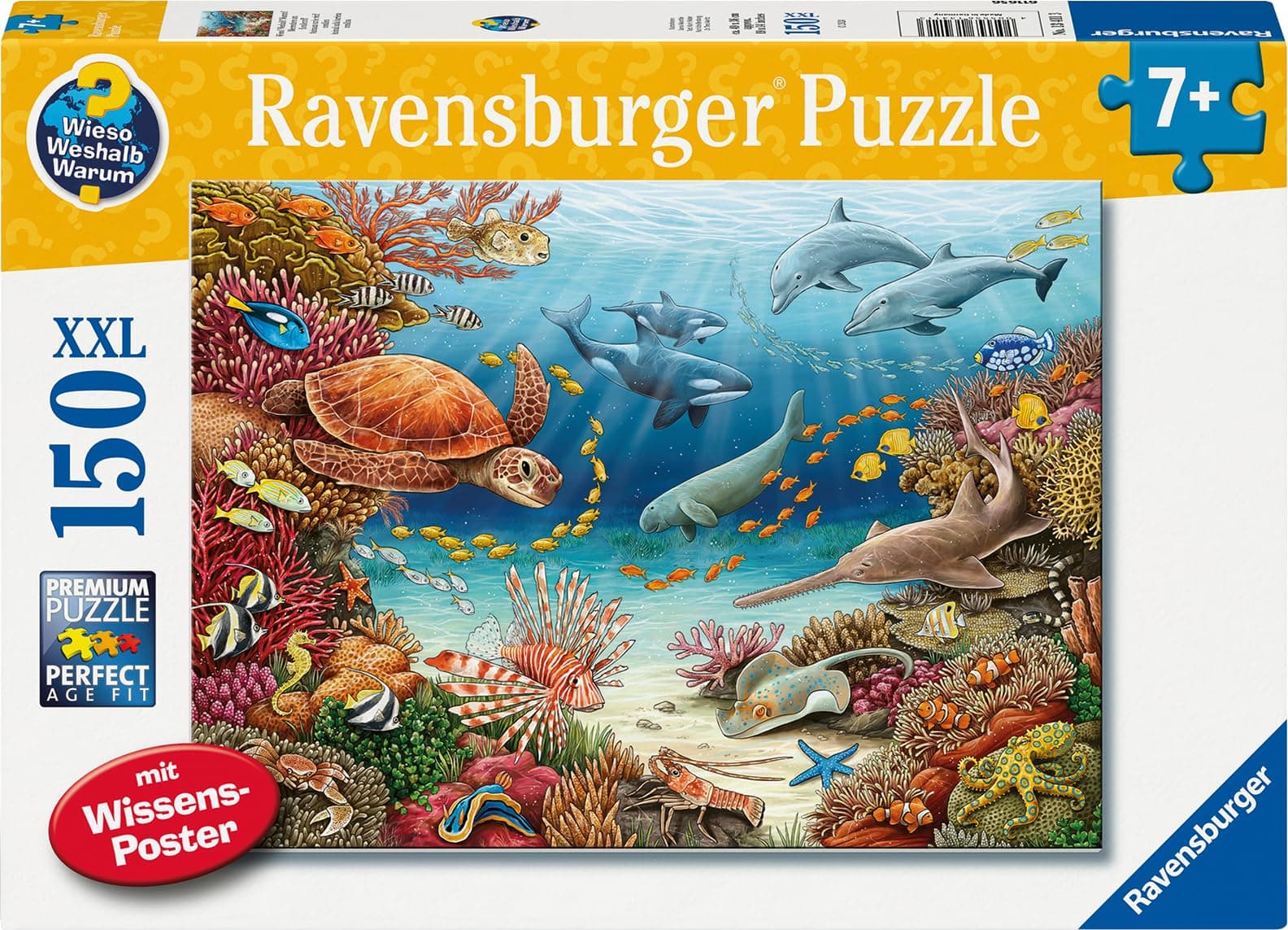 Пъзел Ravensburger 150 ел. XXL - Коралов риф