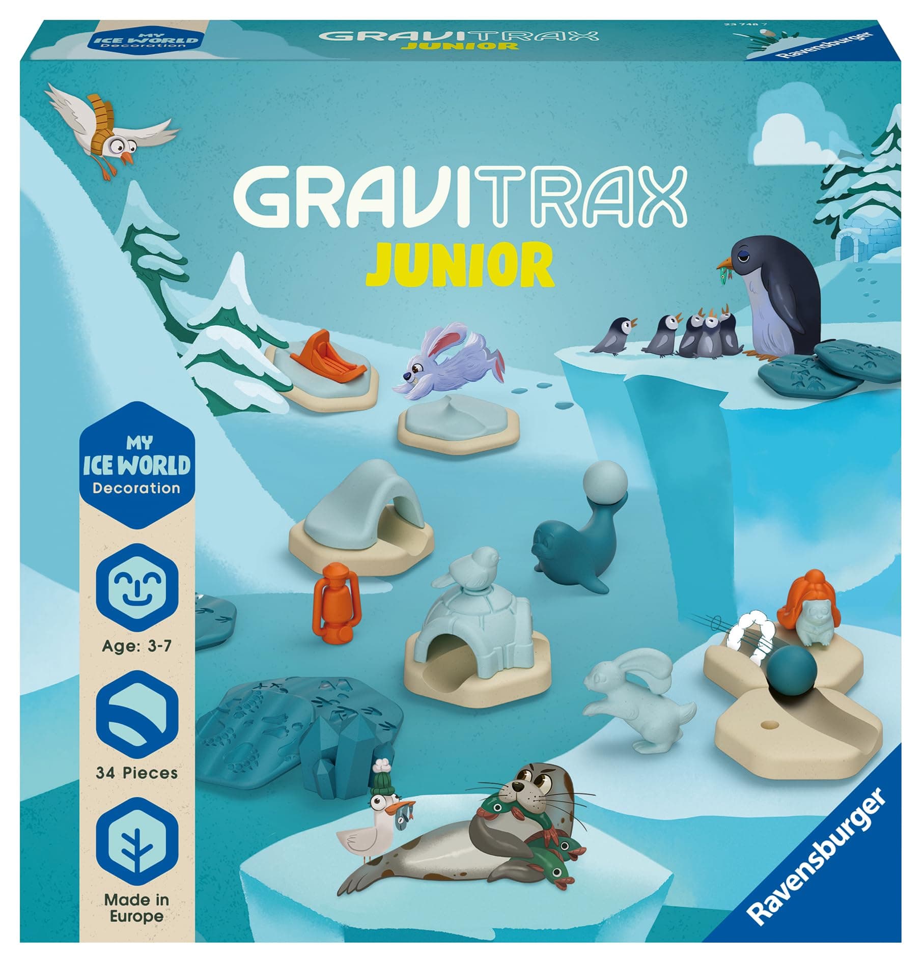 Настолна игра Ravensburger GraviTrax Junior - Допълнение Лед
