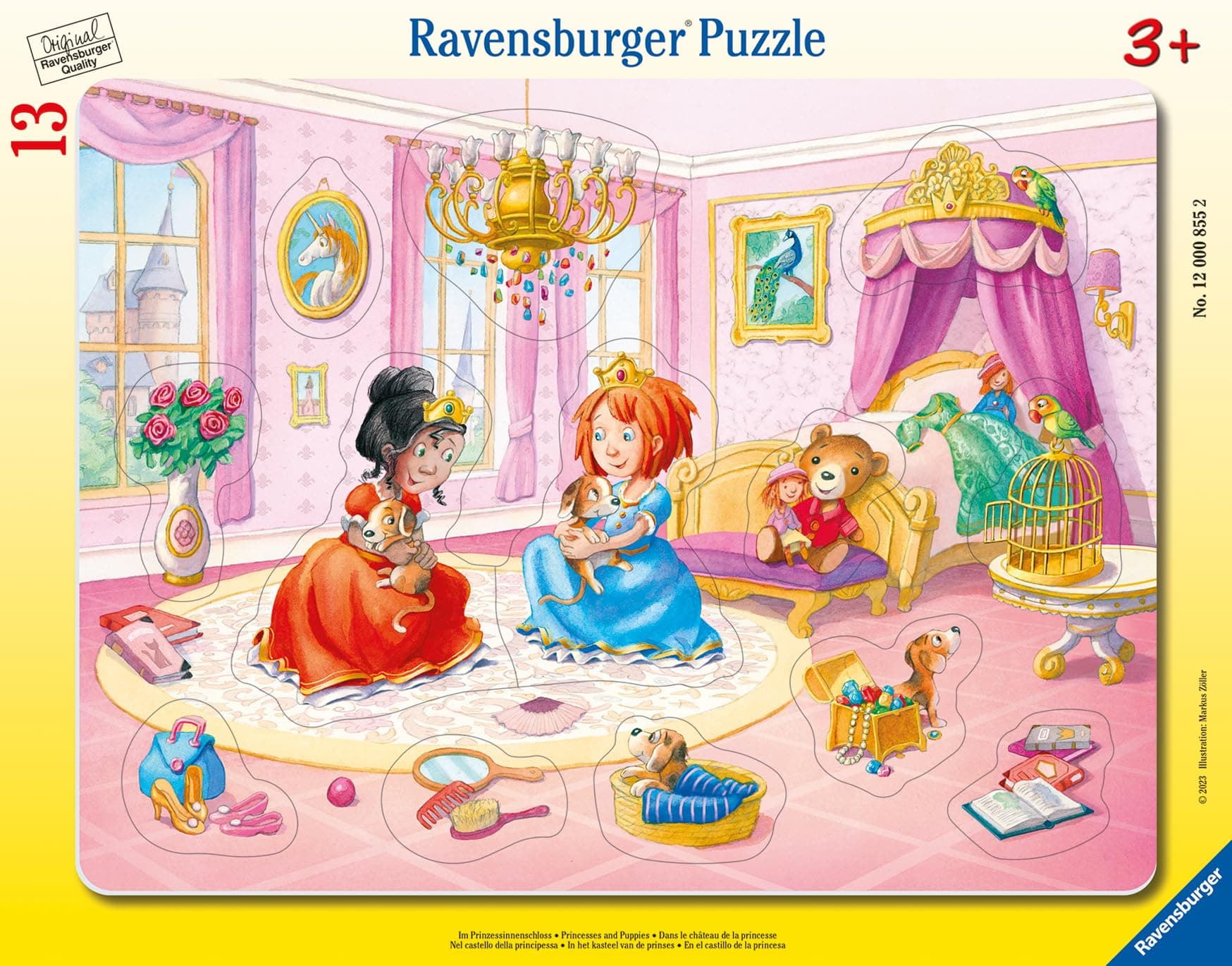 Пъзел Ravensburger 13 ел. - В замъка на принцесата