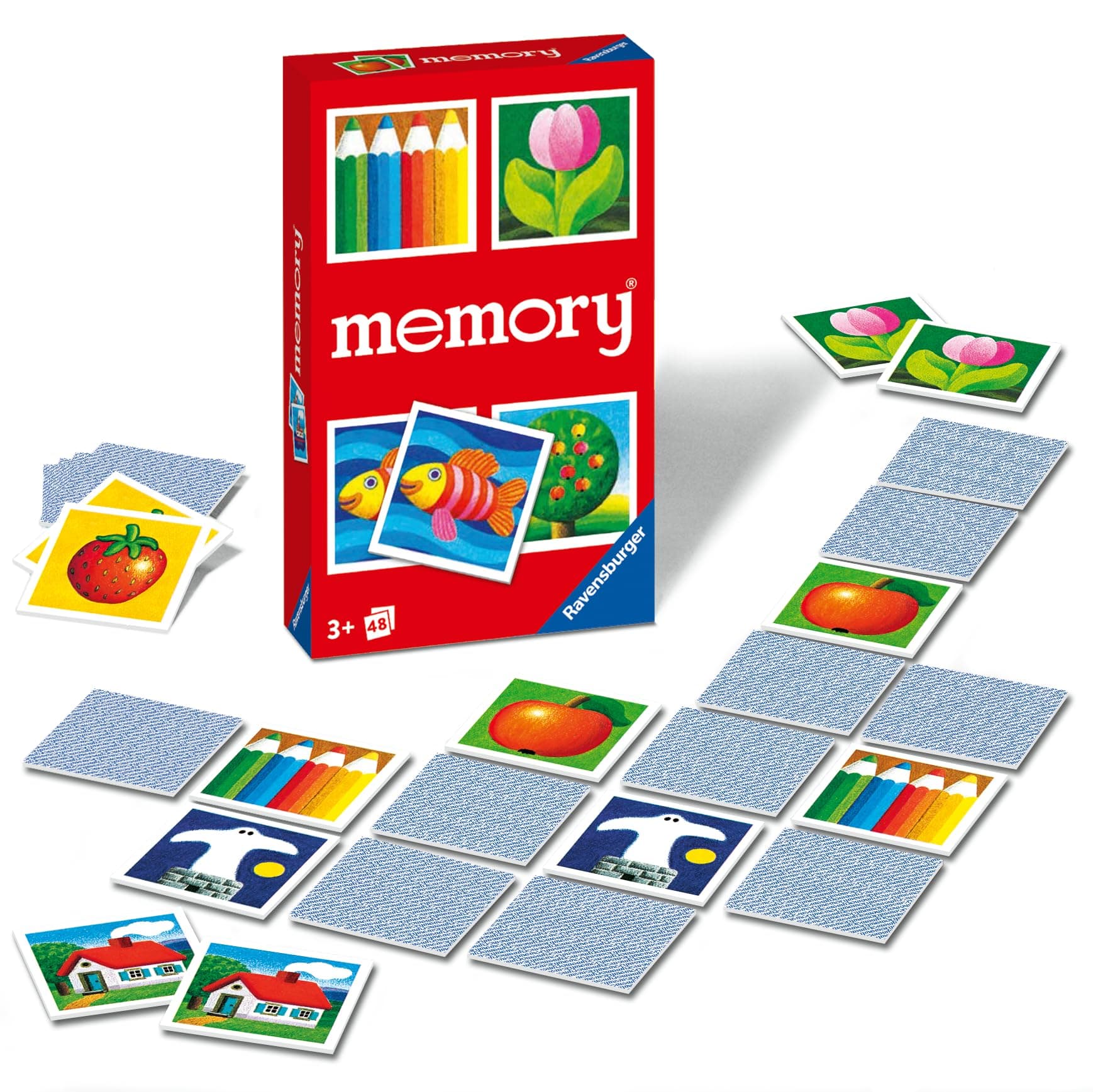 Игра Мемори карти 48 броя Ravensburger - Детска памет