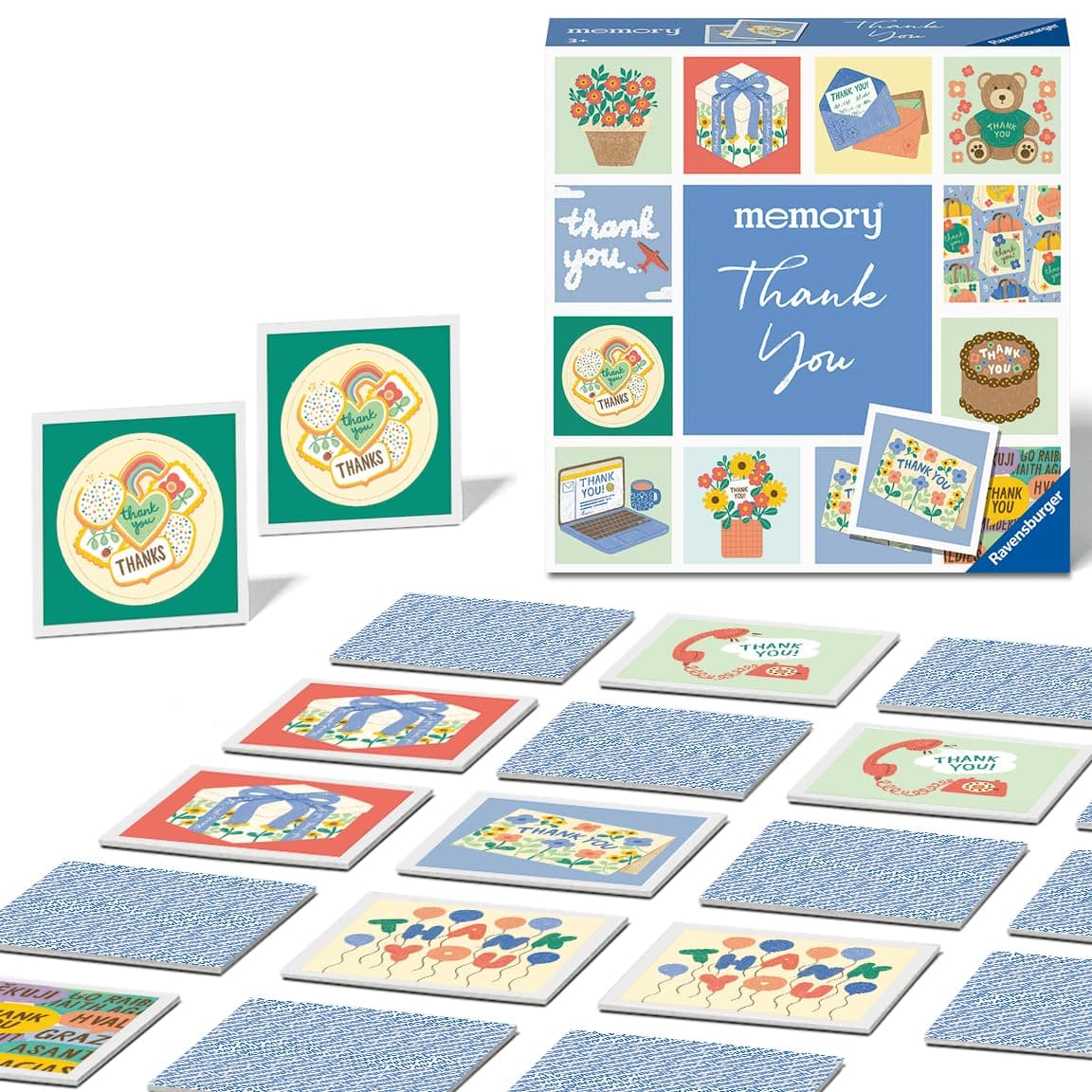Игра Мемори карти 24 броя Ravensburger - Благодаря