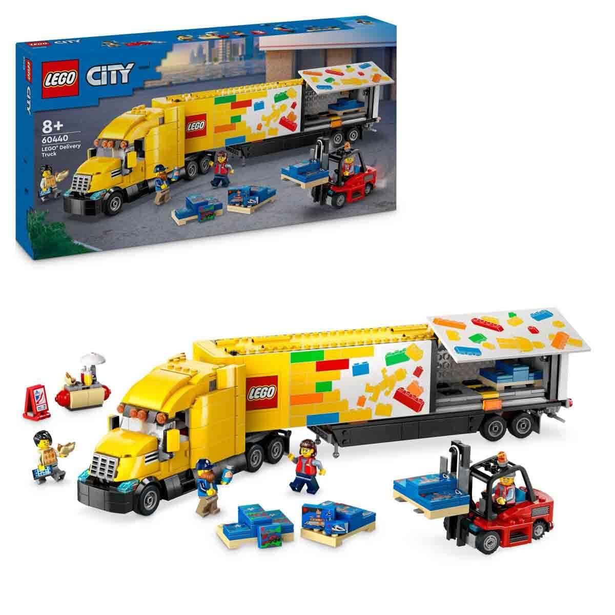 LEGO® City 60440 - Жълт камион за доставки