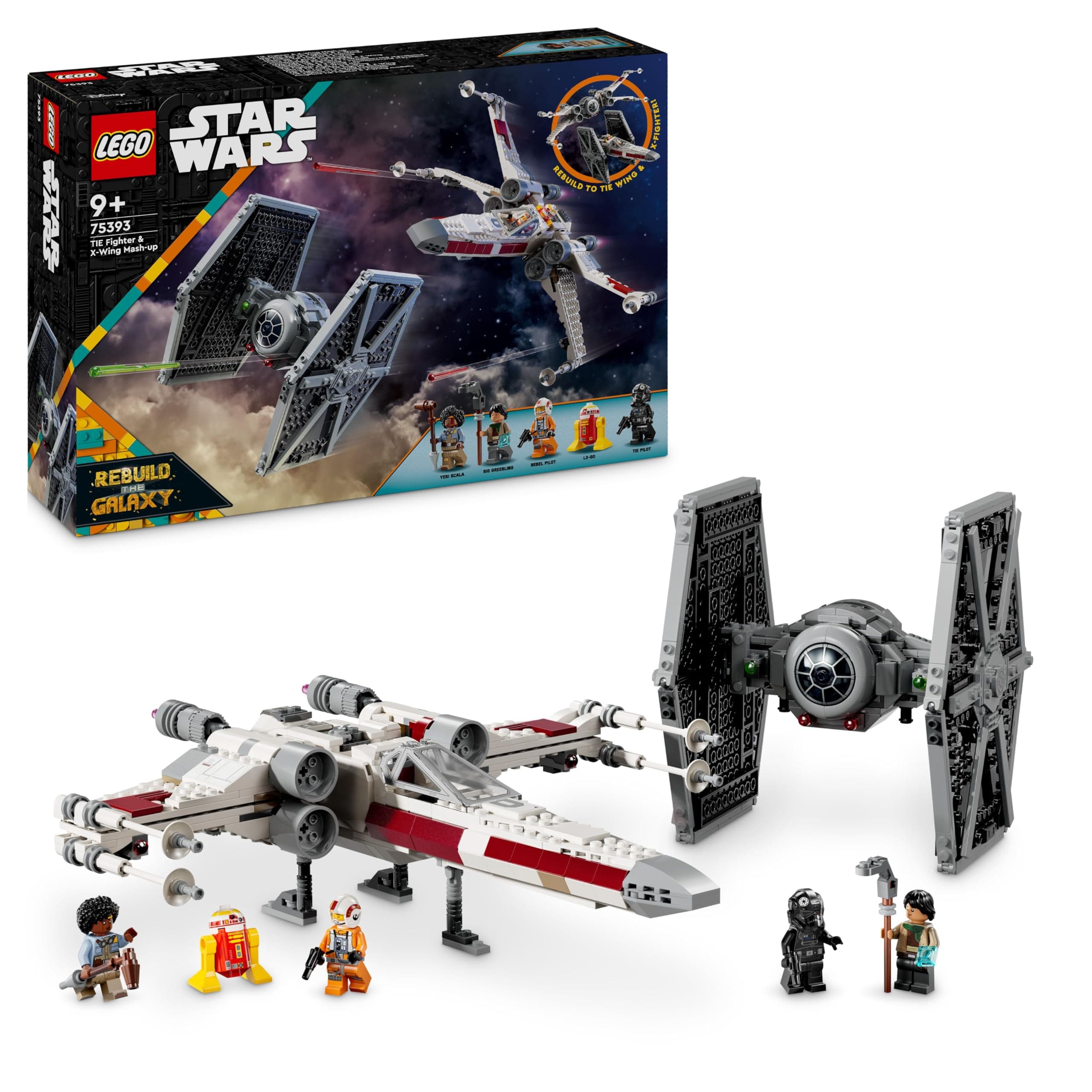 LEGO® Star Wars™ 75393 - Пакет с гости TIE Fighter & X-Wing