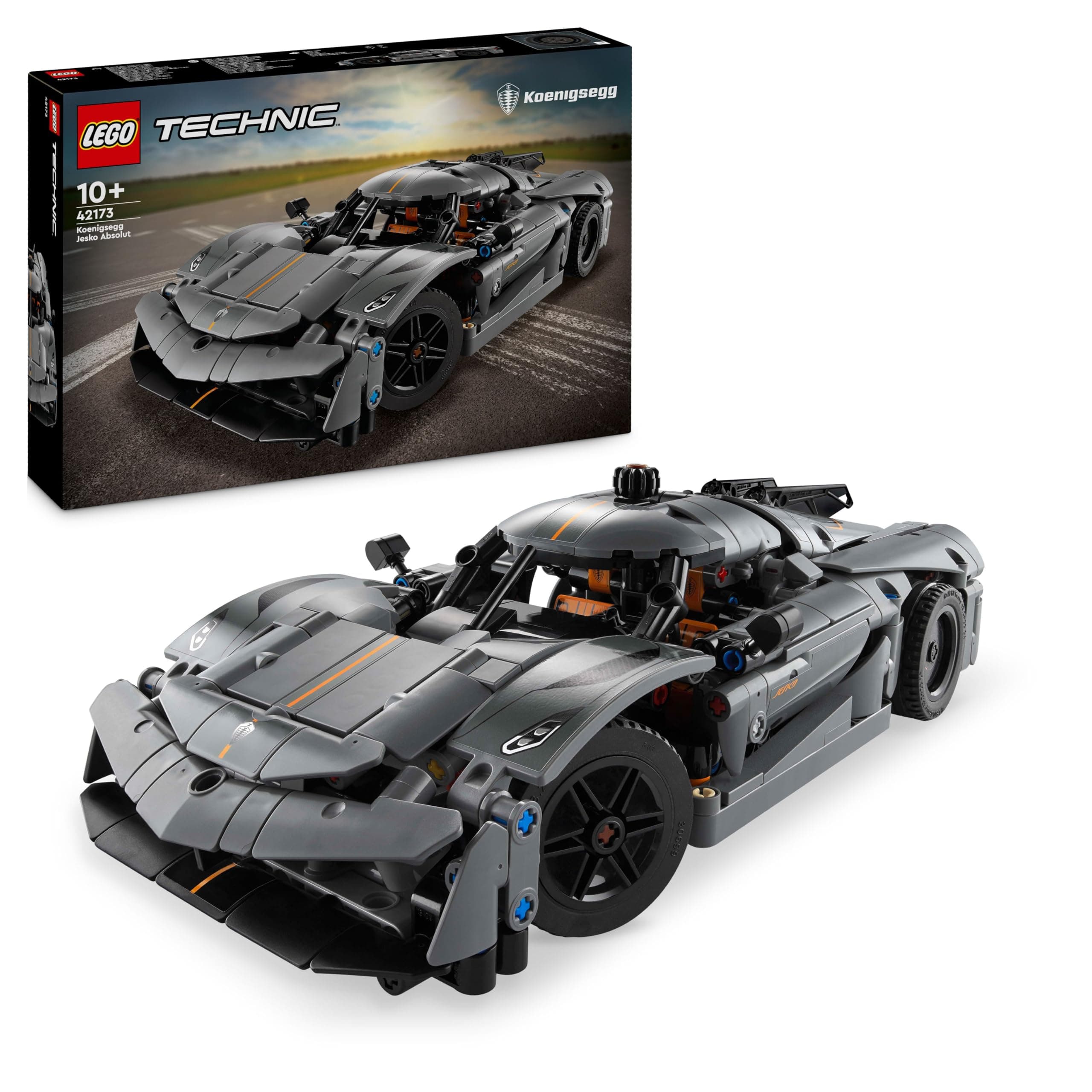 LEGO® Technic 42173 - Сива свръхкола KOENIGSEGG JESKO ABSOLUT