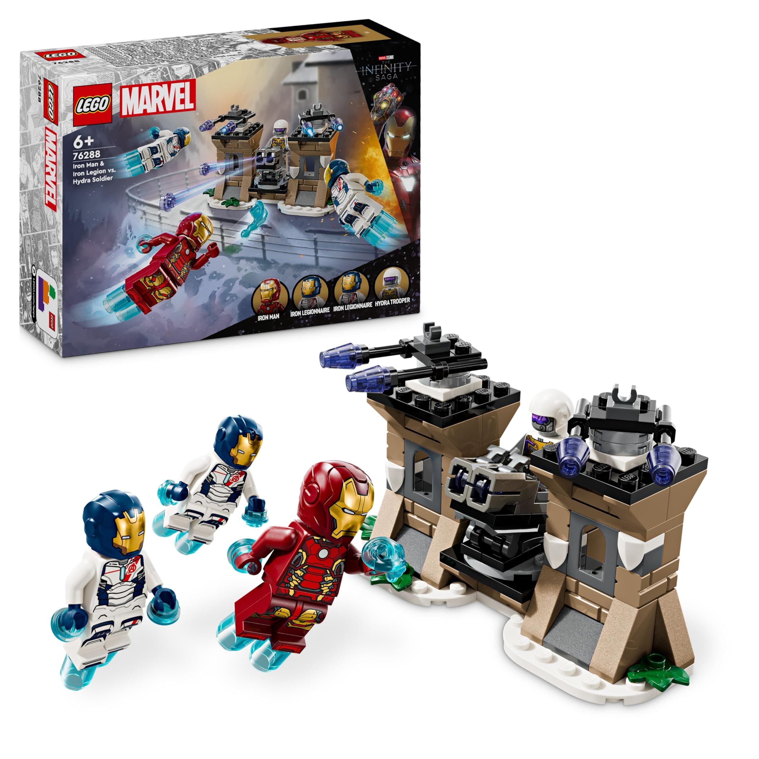 LEGO® Marvel Super Heroes 76288 - Железния човек и Железния легион срещу Хидра