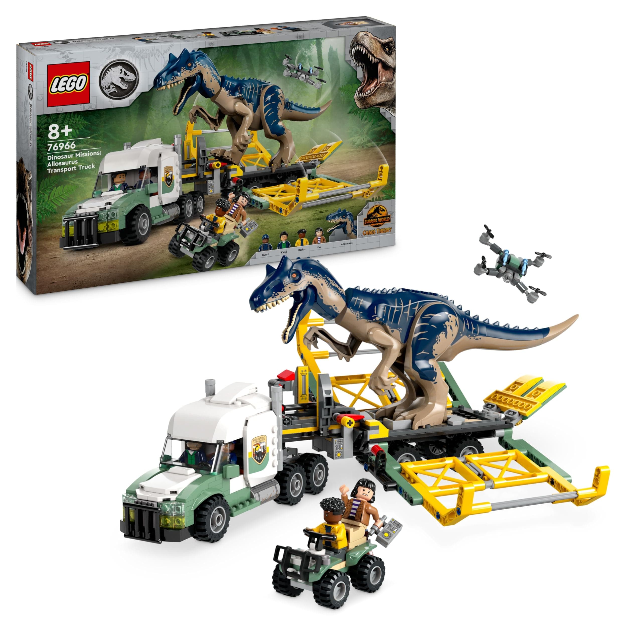 LEGO® Jurassic World™ 76966 - Динозавърски мисии: превоз на алозавър