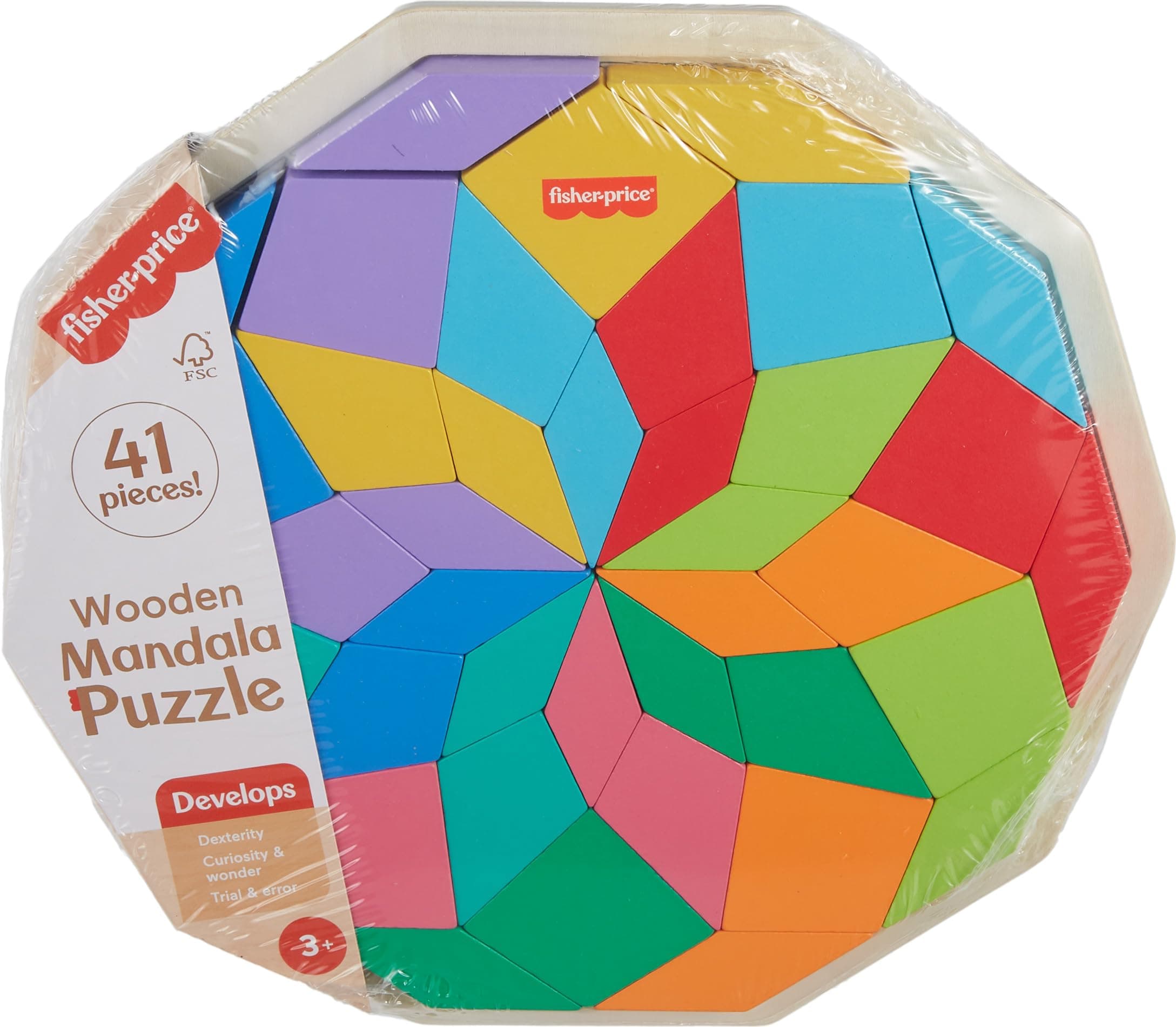 Дървен пъзел Fisher Price, Мандала
