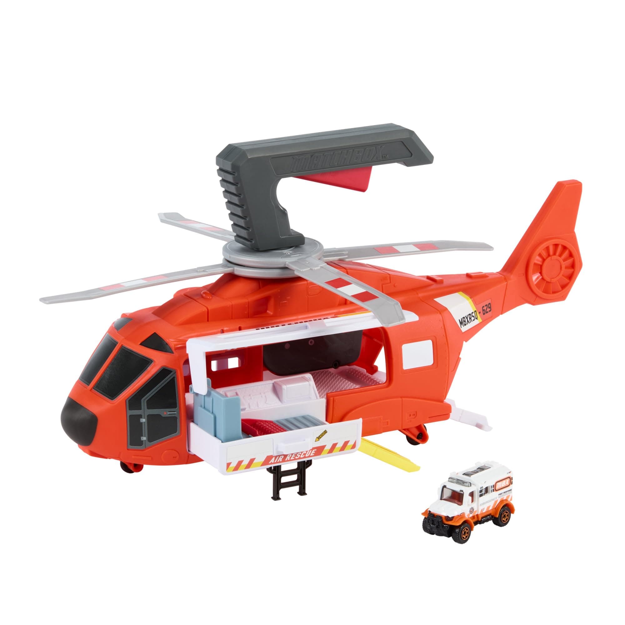Комплект хеликоптер и спасителна станция Matchbox