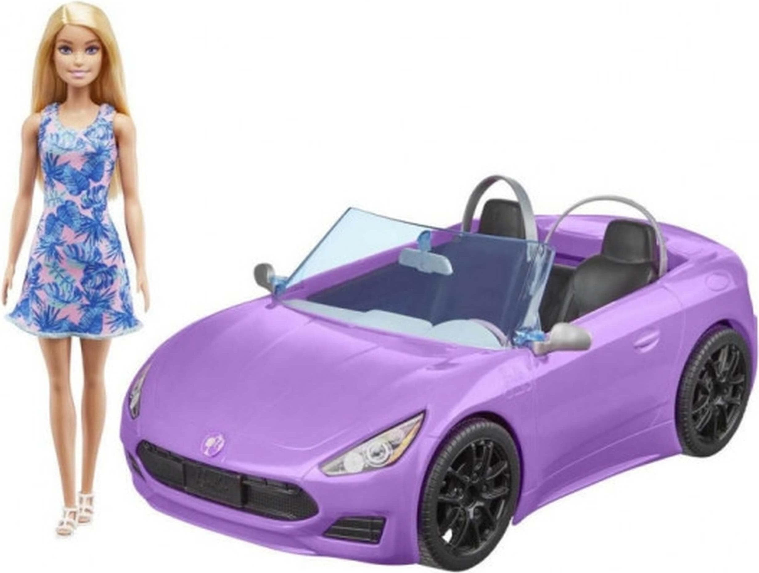 Кукла Barbie - Комплект кукла с кола кабрио