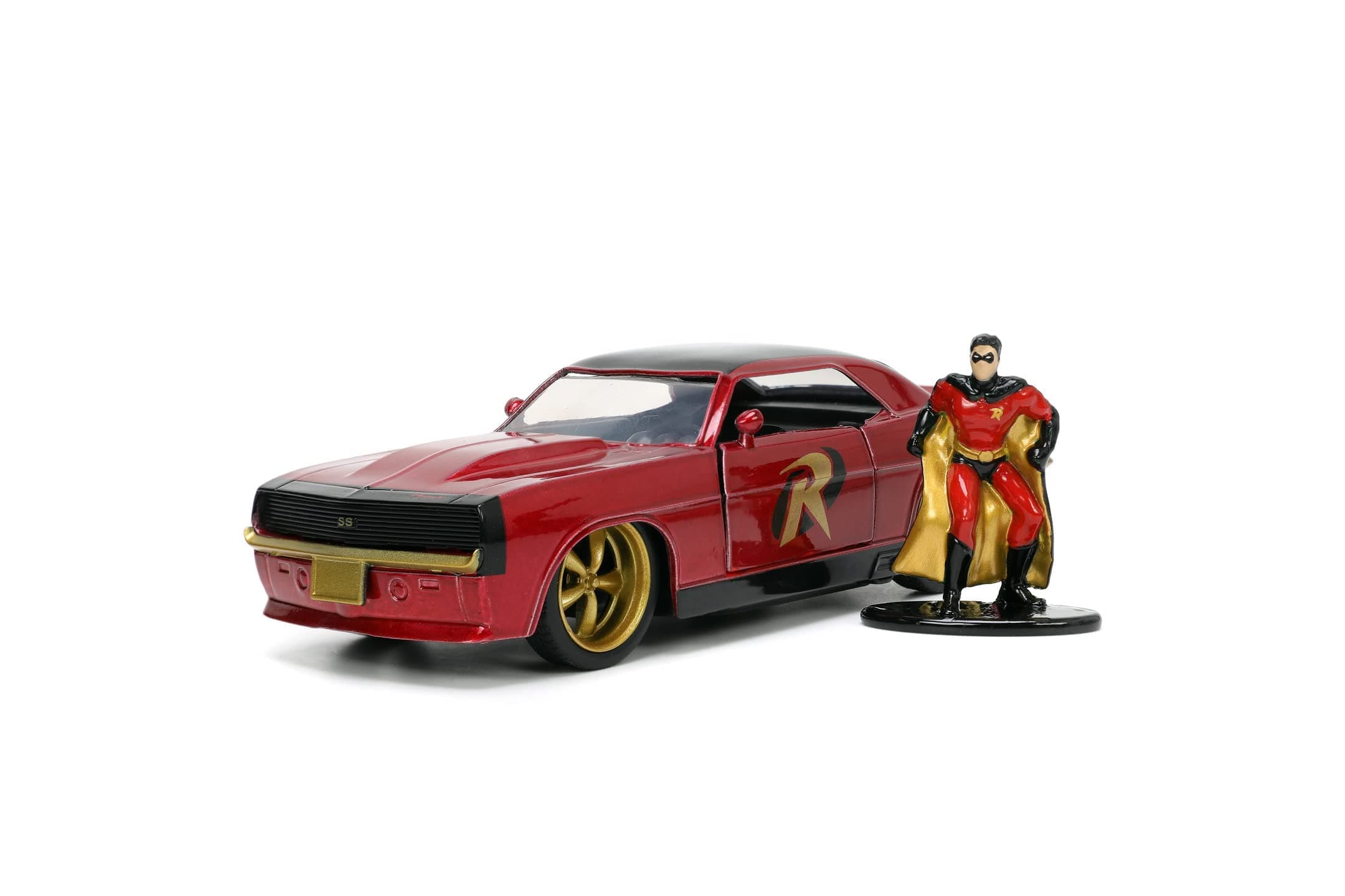 Кола с фигура Jada DC Robin 1969 Chevy Camaro 1:32