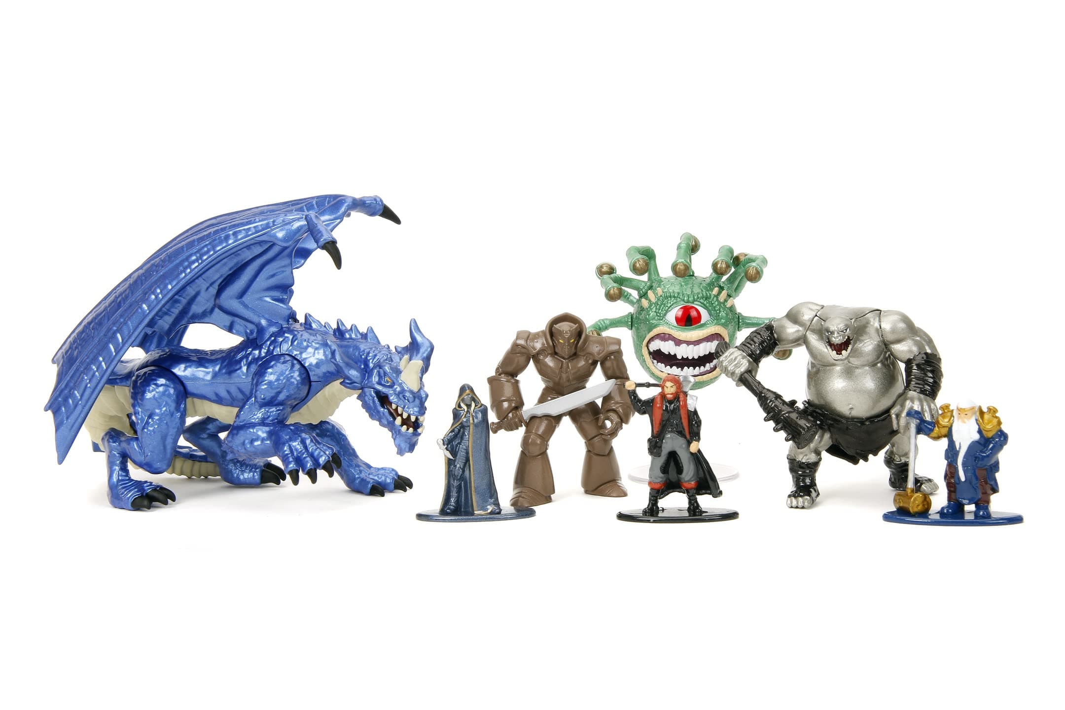 Комплект от 7 броя метални фигури Jada Dungeons & Dragons