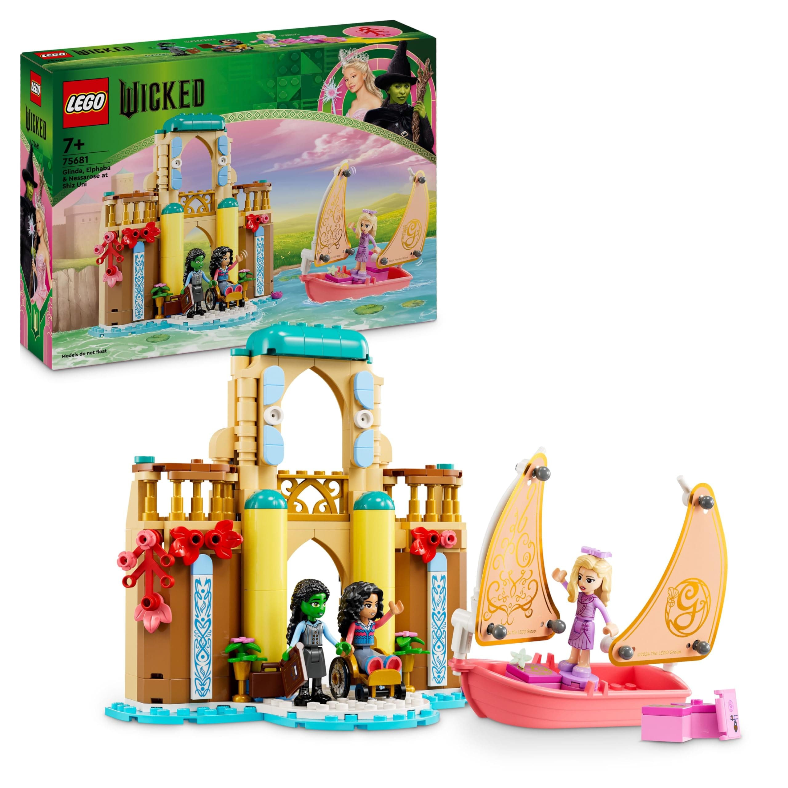 LEGO® Wicked 75681 - Глинда, Елфаба и Несаруз в университета Шиз