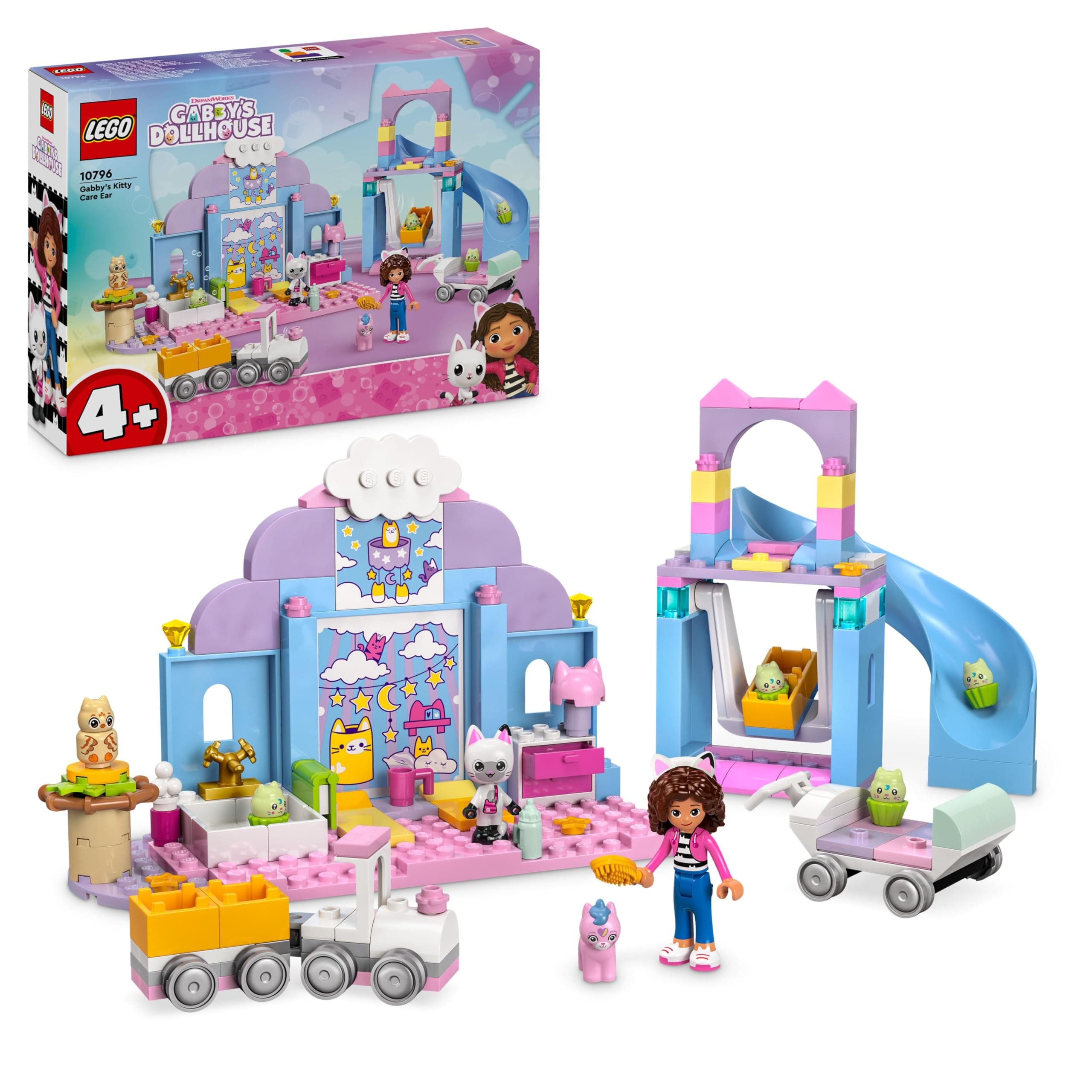 LEGO® Gabby’s Dollhouse 10796 - Котешката градина на Габи