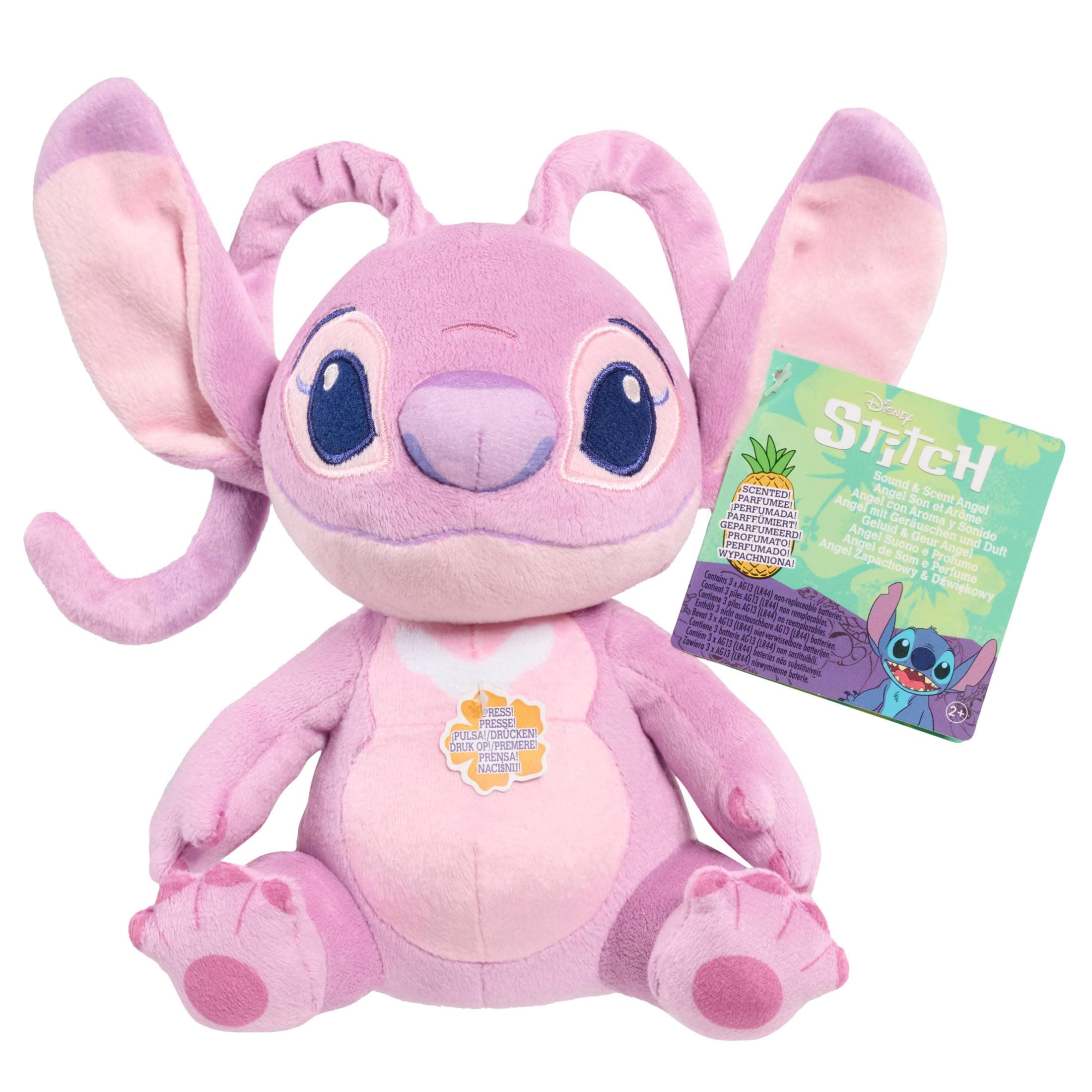 Disney Стич - Плюшена играчка Ангел с аромат и звуци