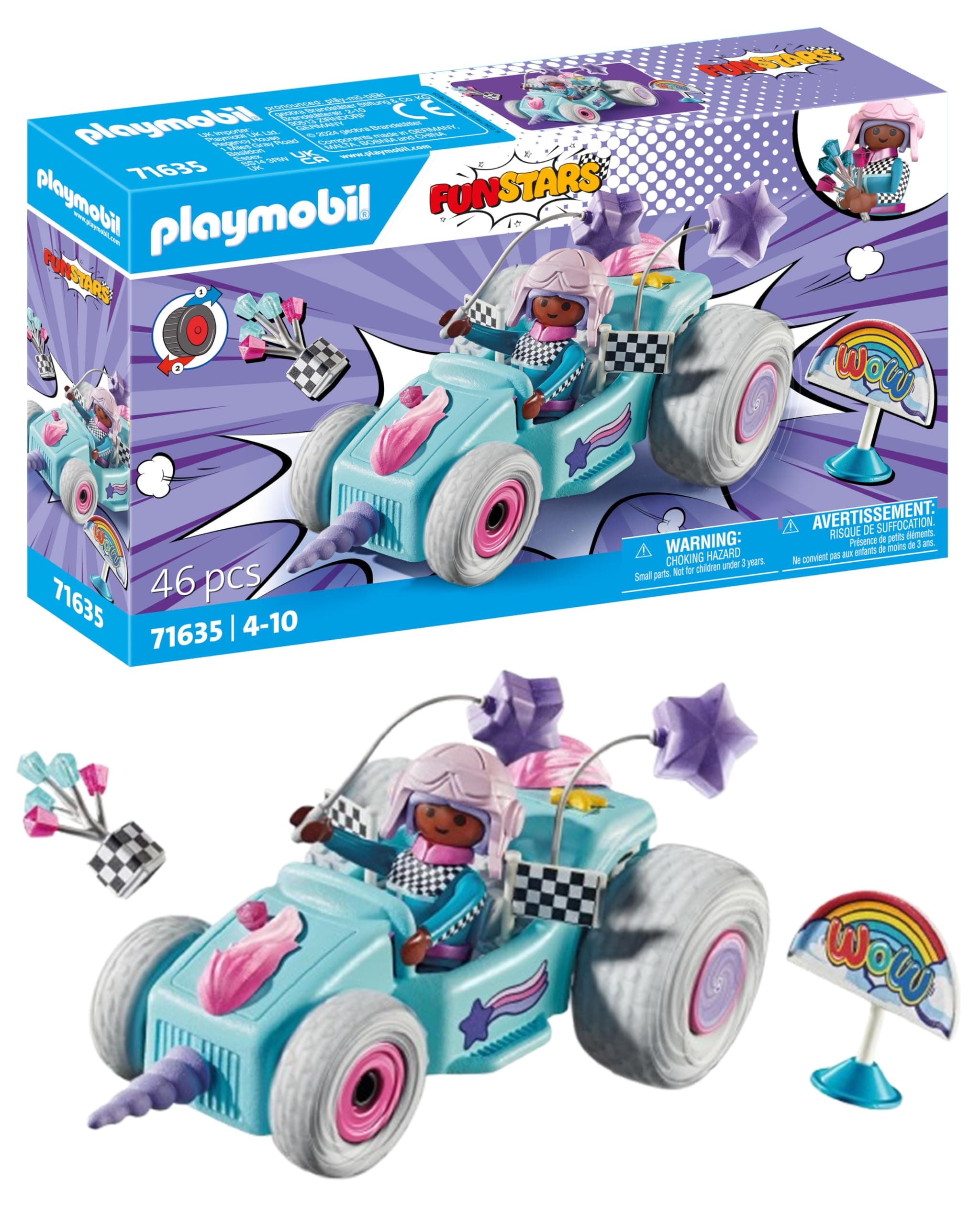 Playmobil - Състезателна кола еднорог