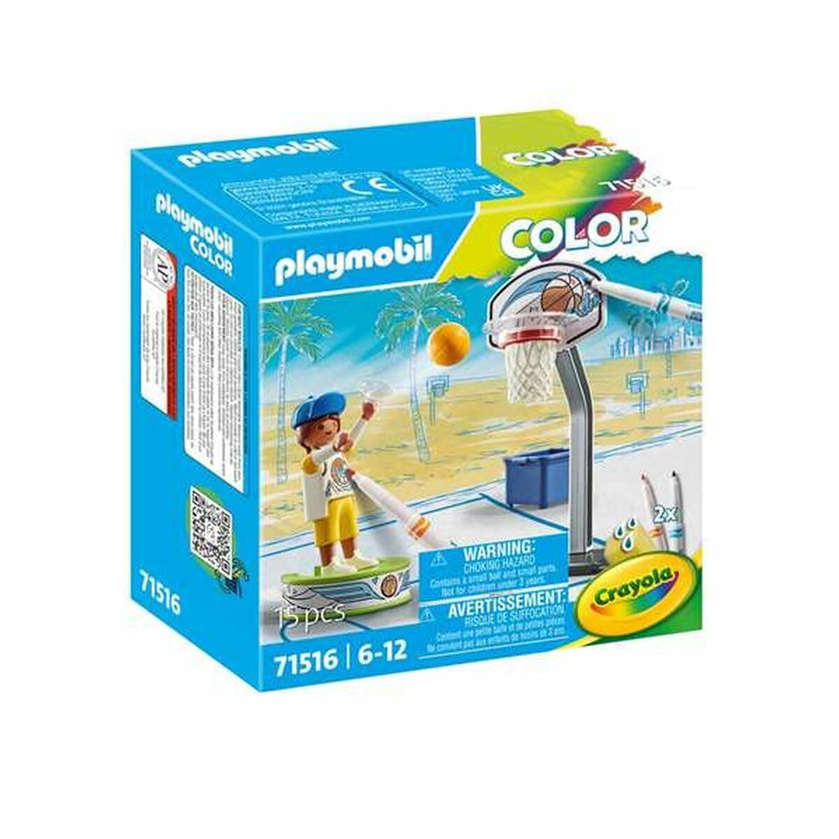 Playmobil - Баскетболист с цветни маркери