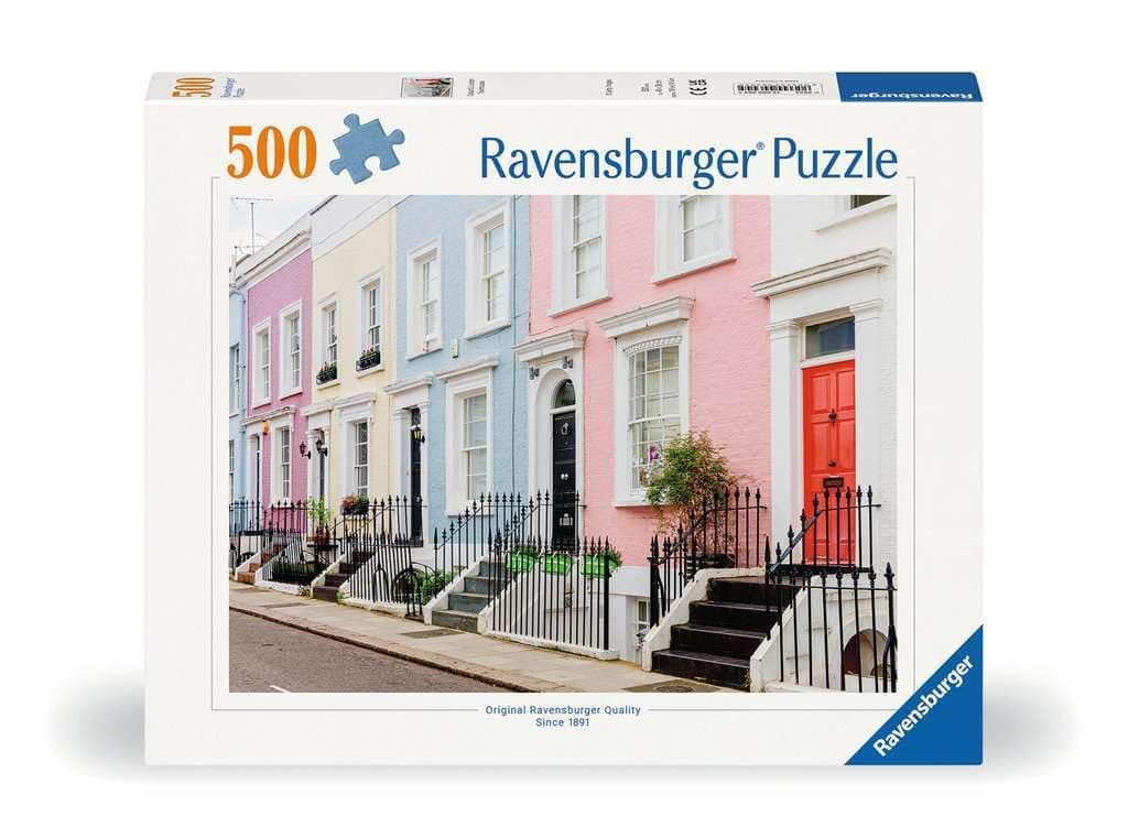 Пъзел Ravensburger 500 ел. - Цветни градски къщи в Лондон