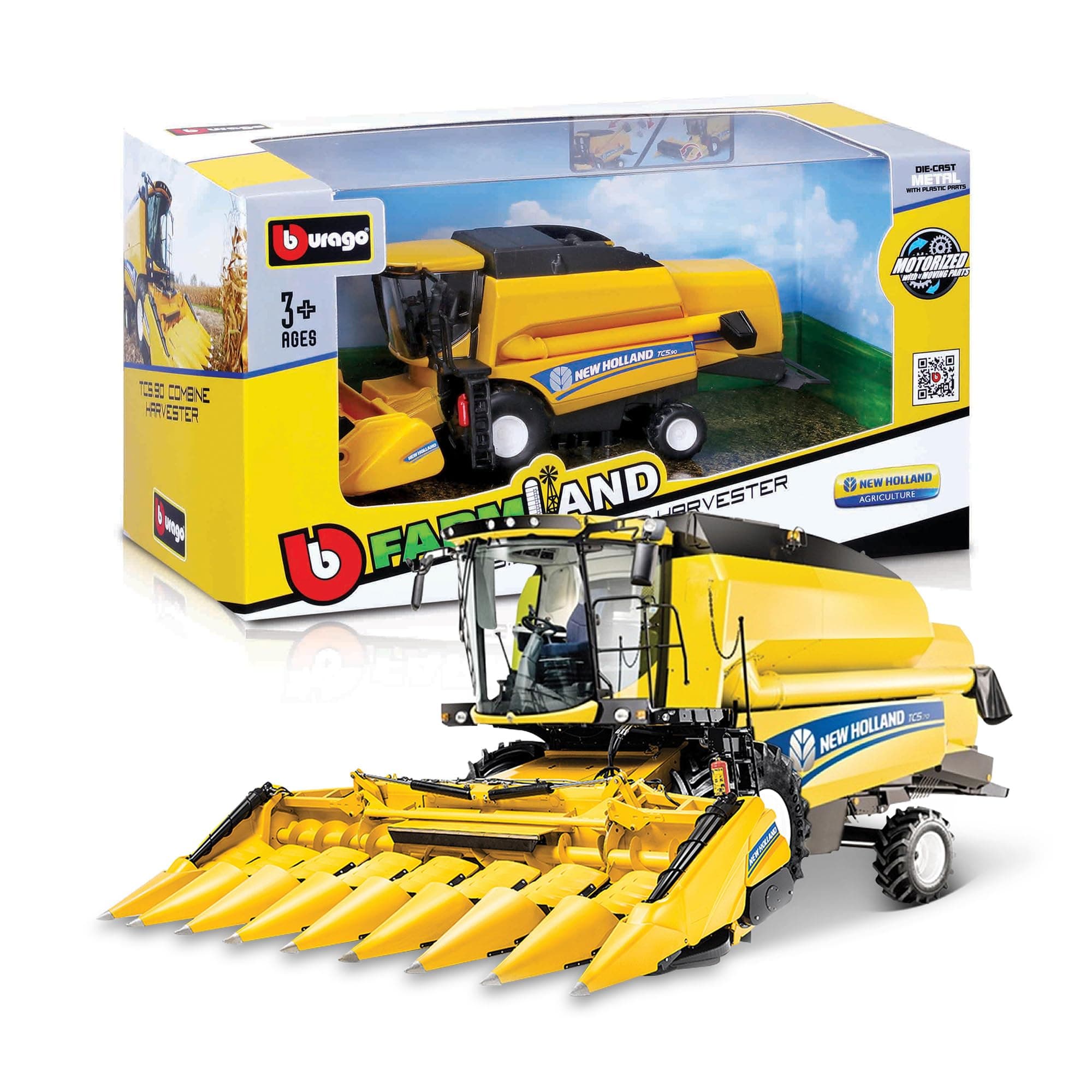 Bburago - модел на кола 1:18 - Комбайна за зърно NF TC5.90, асортимент