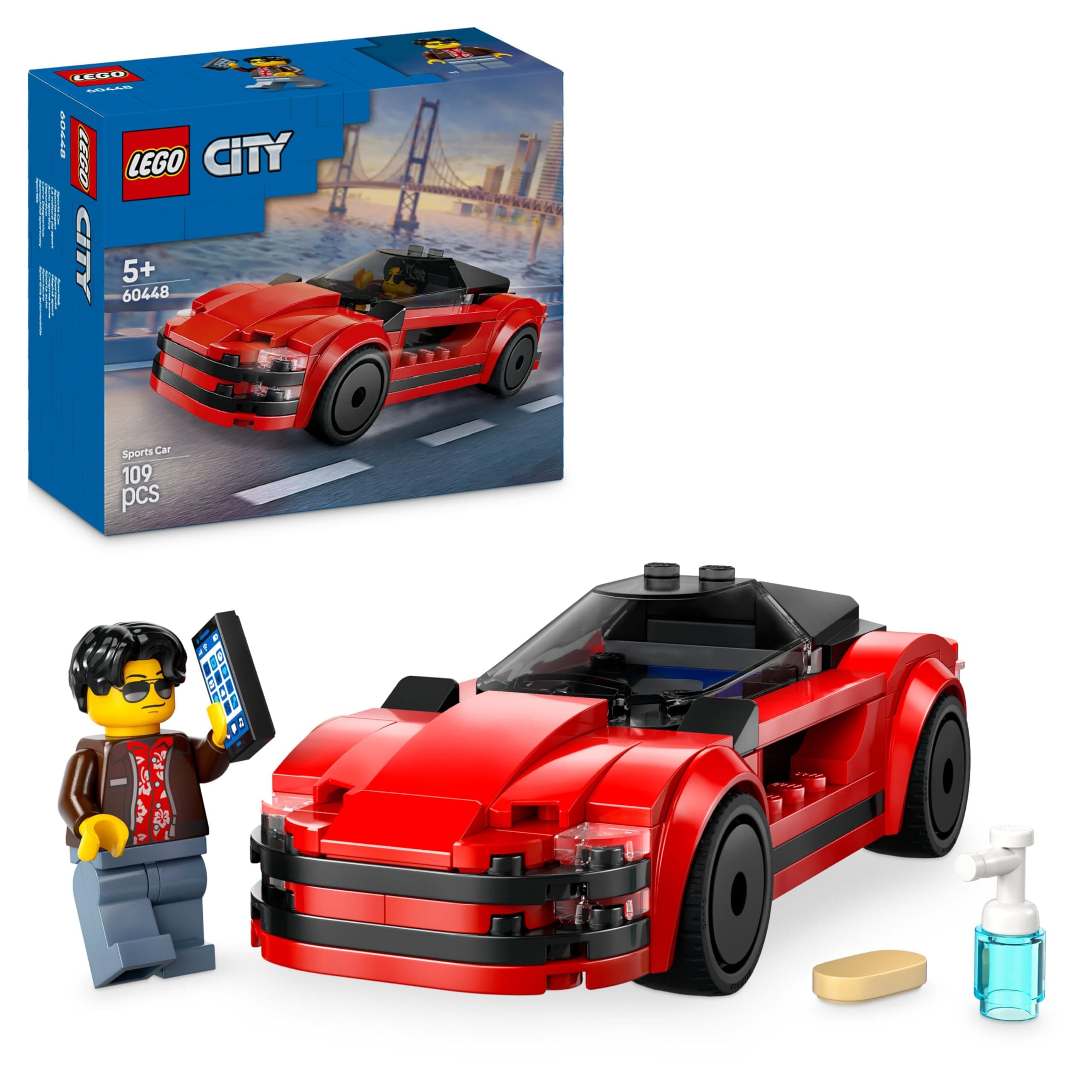 LEGO® City 60448 - Червена спортна кола
