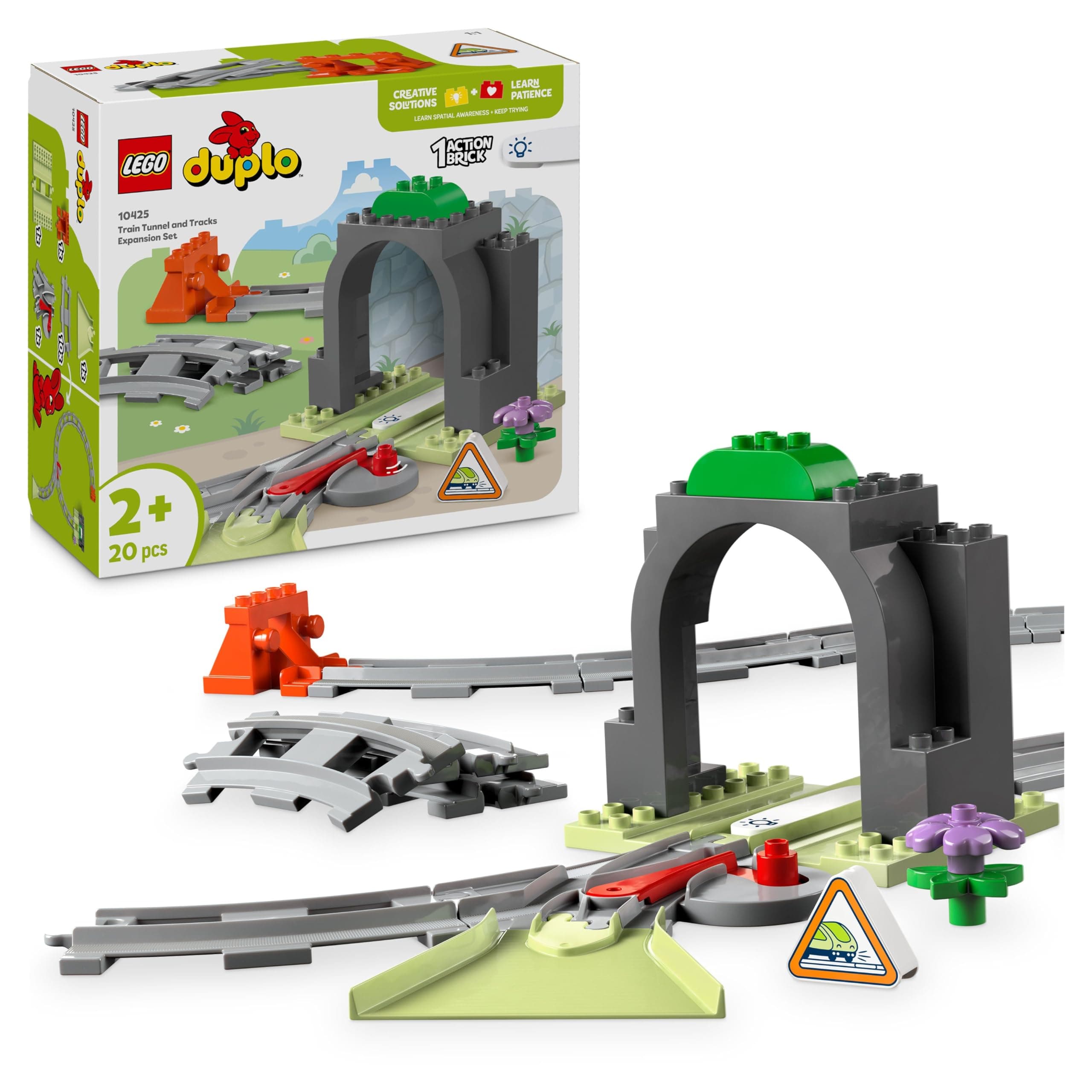 LEGO® DUPLO 10425 - Комплект с тунел и релси за влак