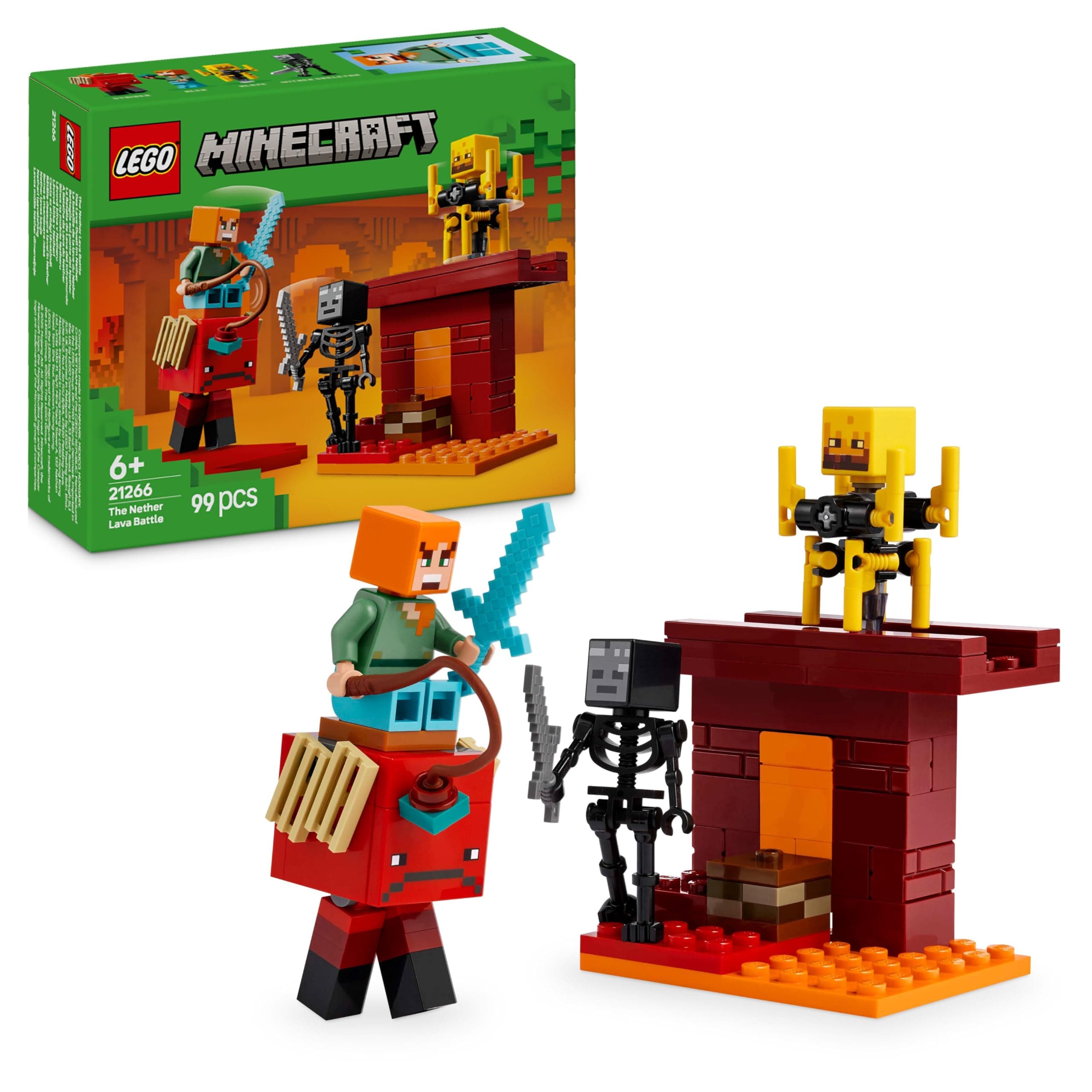 LEGO® Minecraft™ 21266 - Битка в пъклената лава