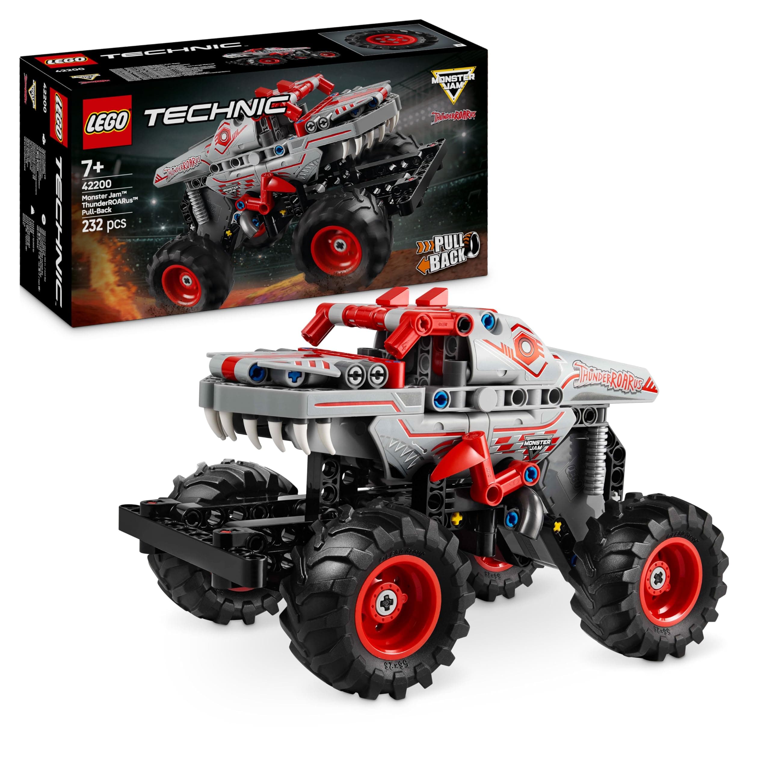 LEGO® Technic 42200 - Monster Jam™ Thunderroarus™ с издърпване