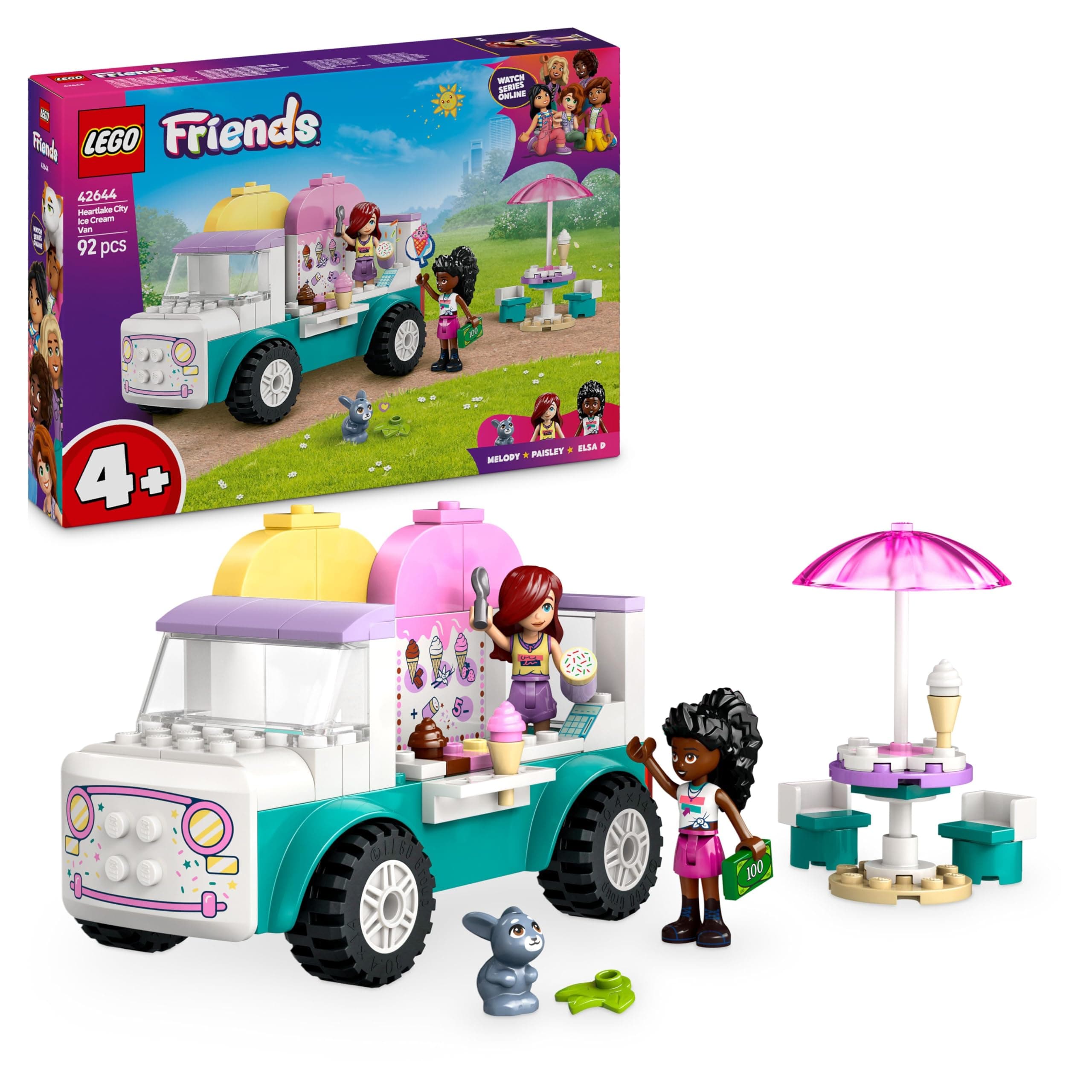 LEGO® Friends 42644 - Камион за сладолед в Хартлейк Сити