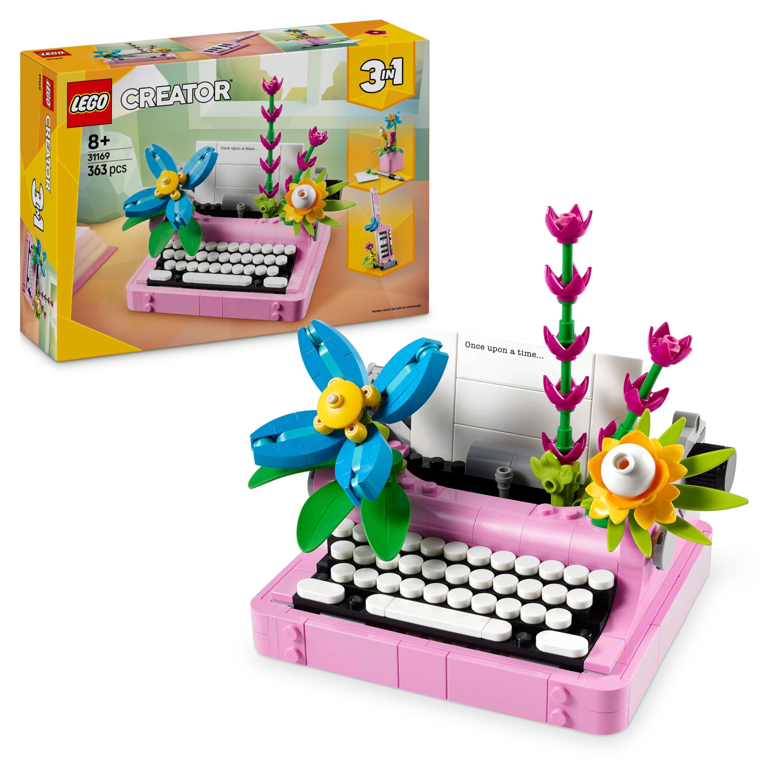 LEGO® Creator 31169 - Пишеща машина с цветя