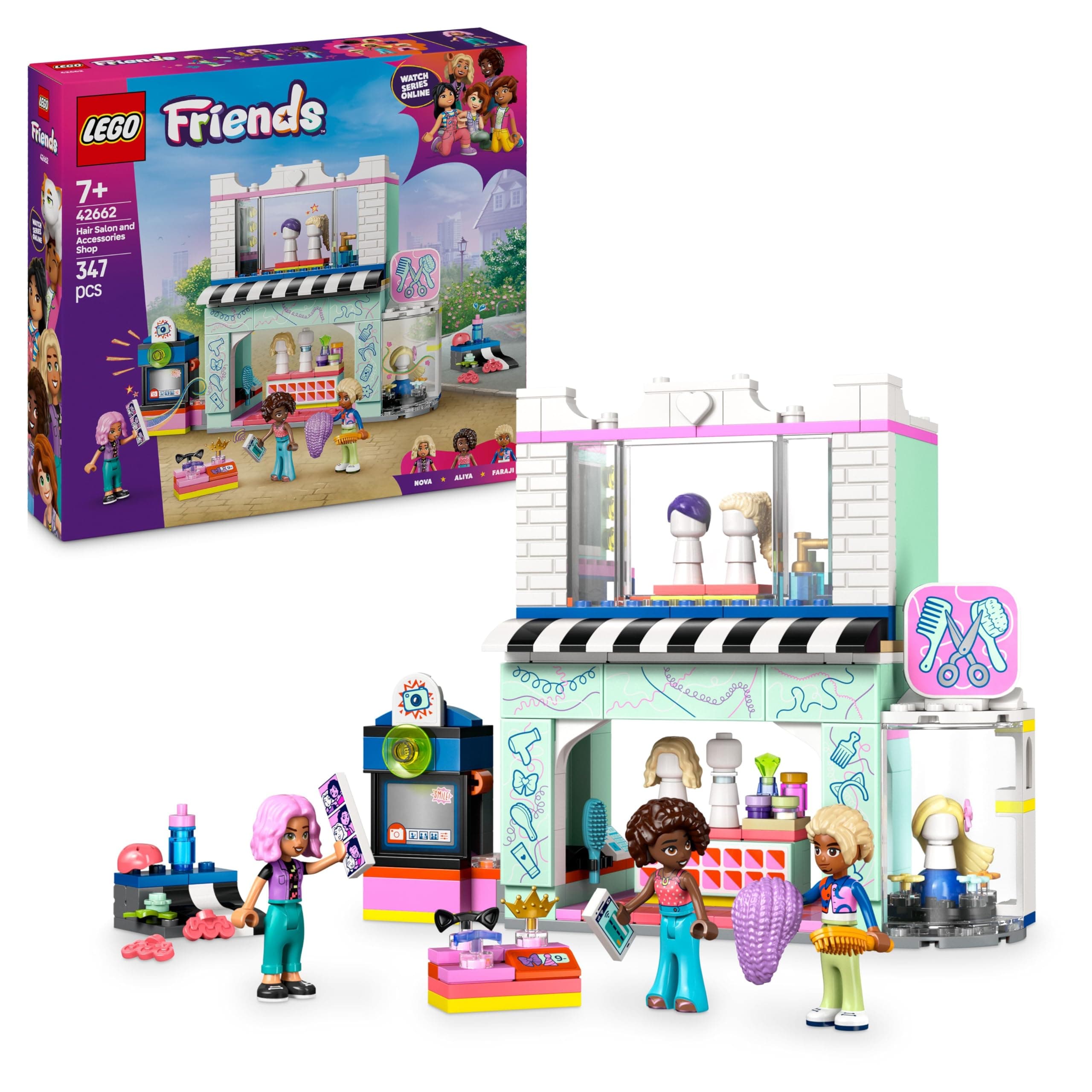 LEGO® Friends 42662 - Фризьорски салон и магазин за аксесоари