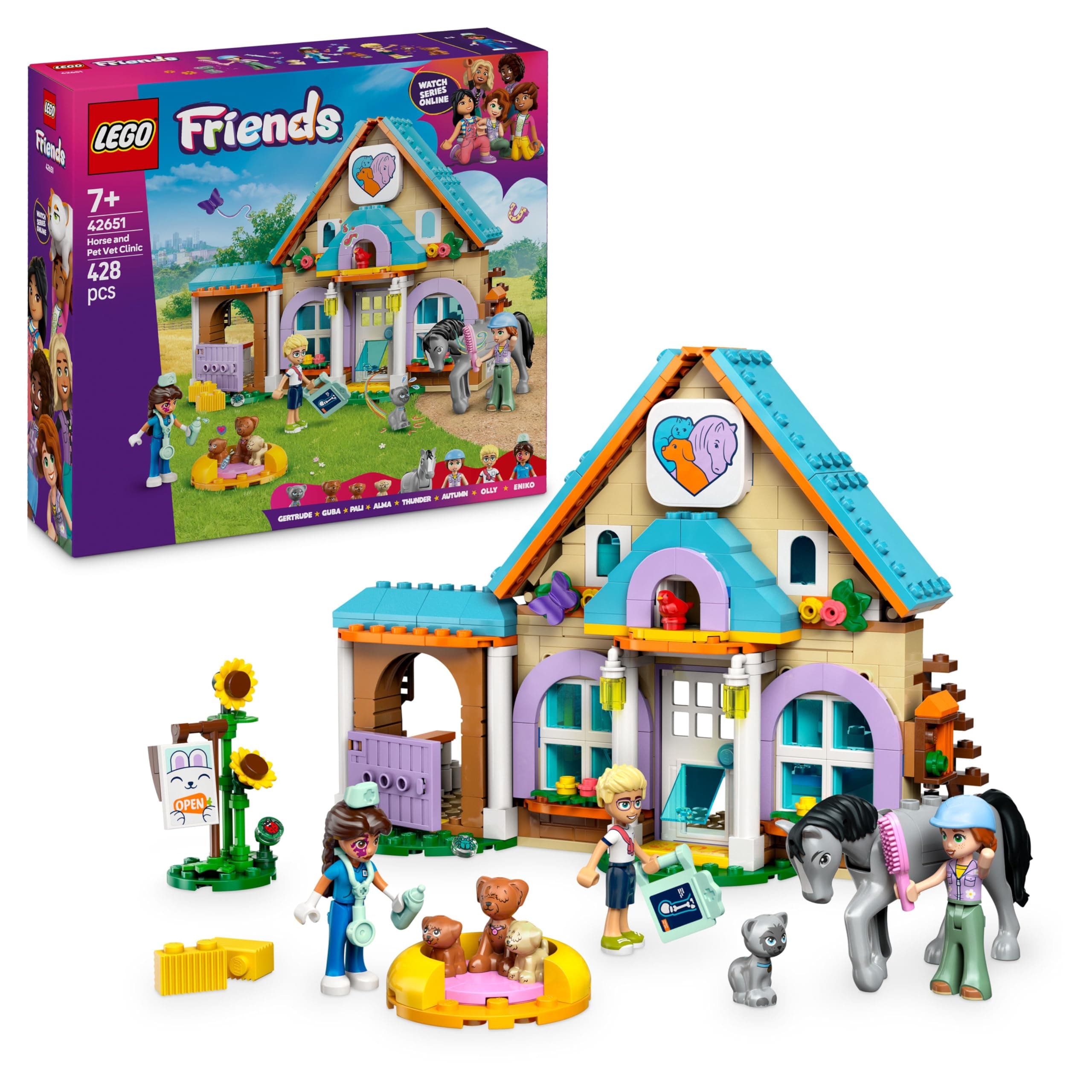 LEGO® Friends 42651 - Ветеринарна клиника за коне и домашни любимци