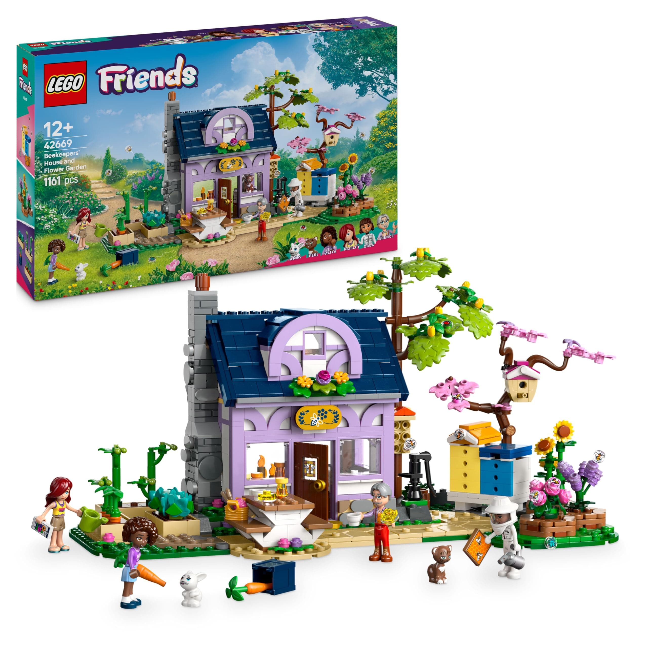 LEGO® Friends 42669 - Пчеларска къща и цветна градина