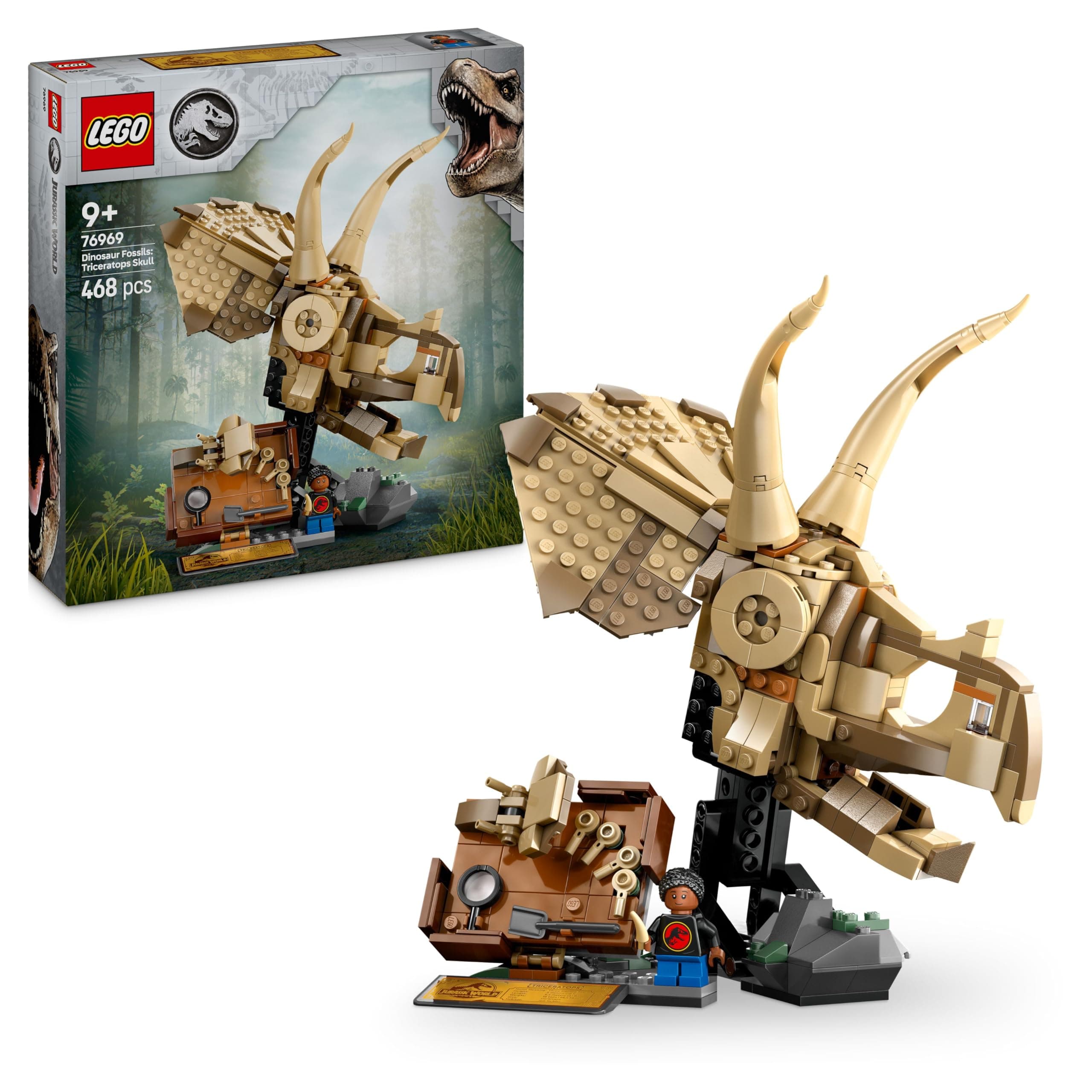 LEGO® Jurassic World 76969 - Вкаменелости от динозаври: Череп на трицератопс