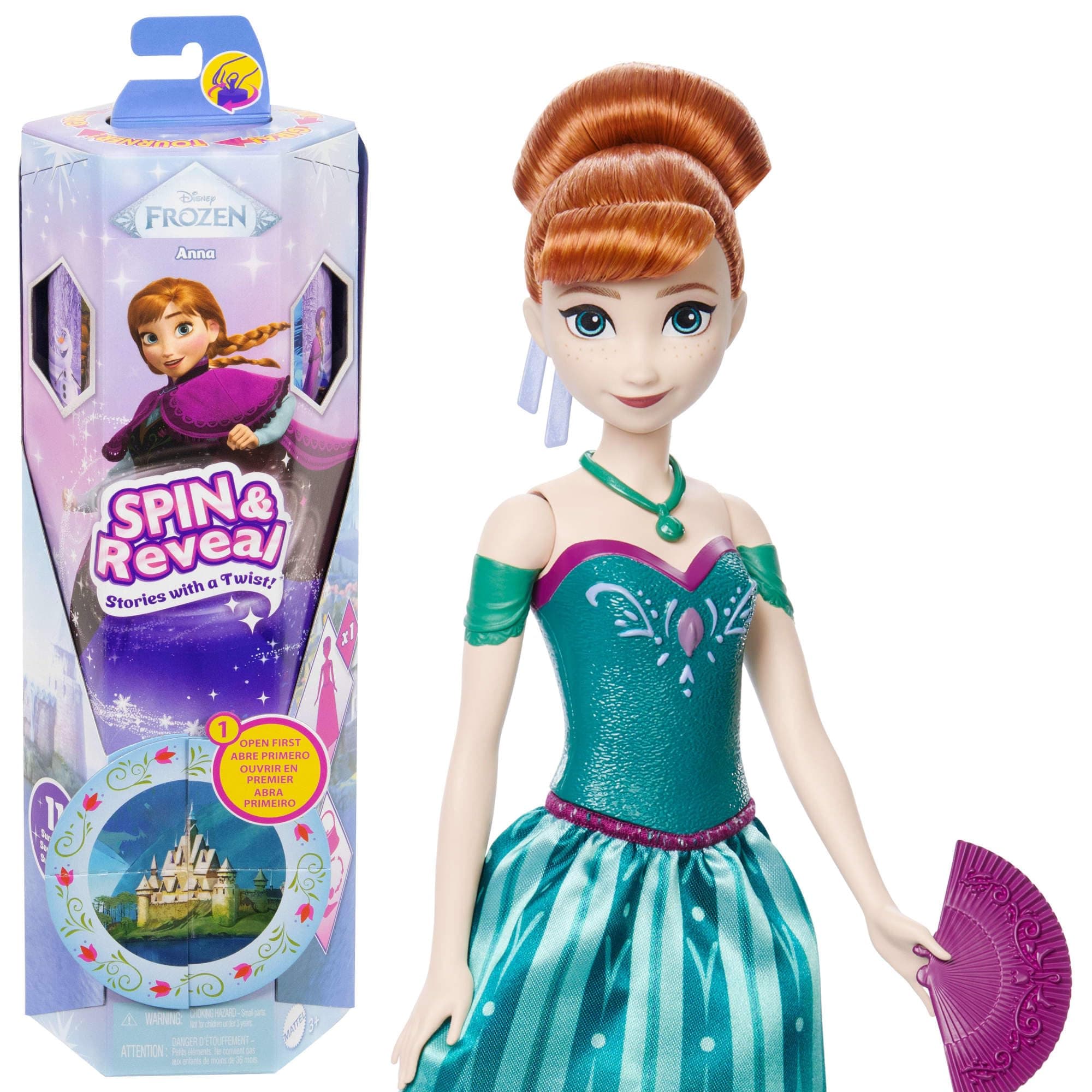 Кукла Disney Princess - Завърти и преобрази: Анна
