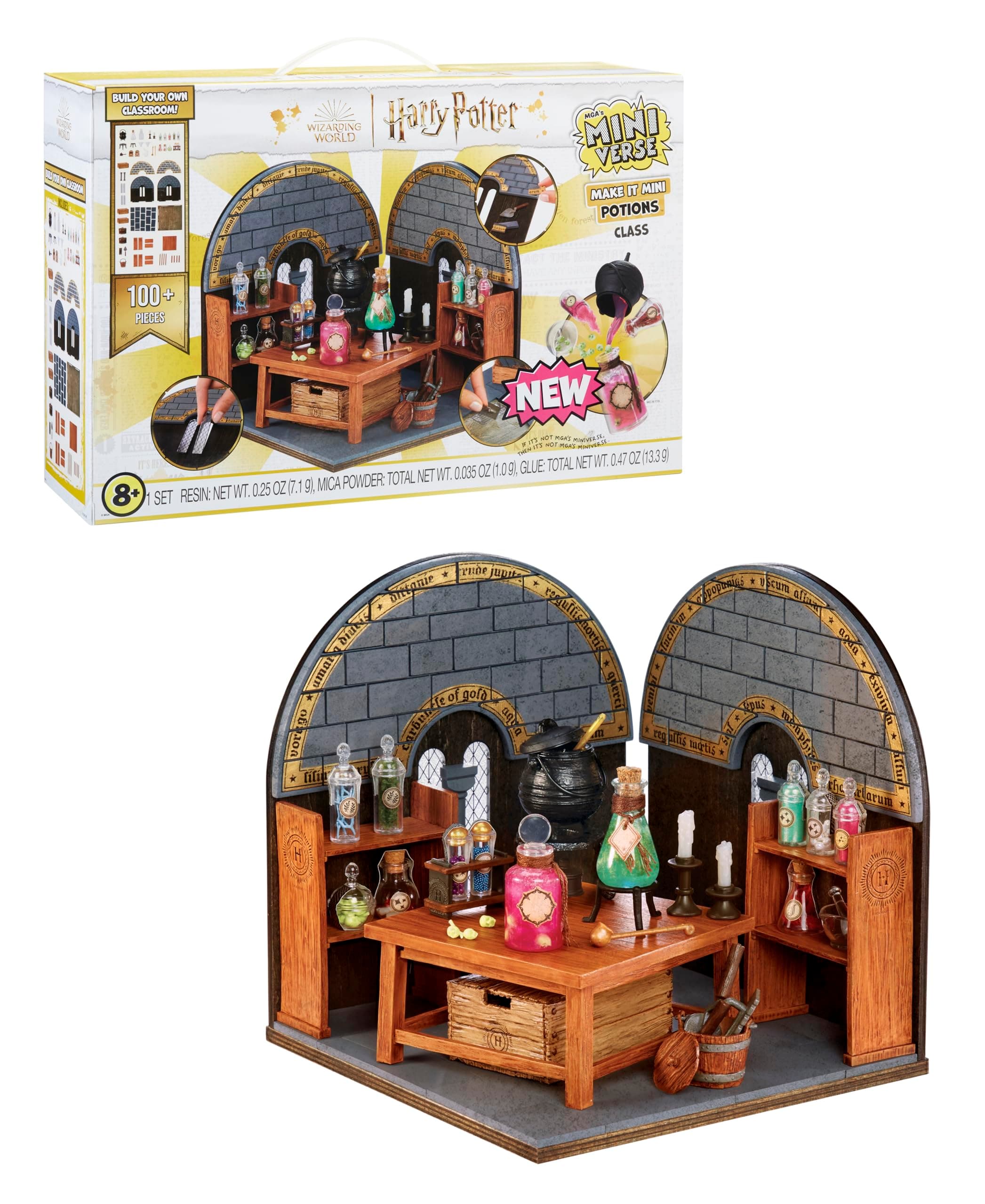 Miniverse Make It Mini Harry Potter - Колекционерски комплект за сглобяване: Час по отвари
