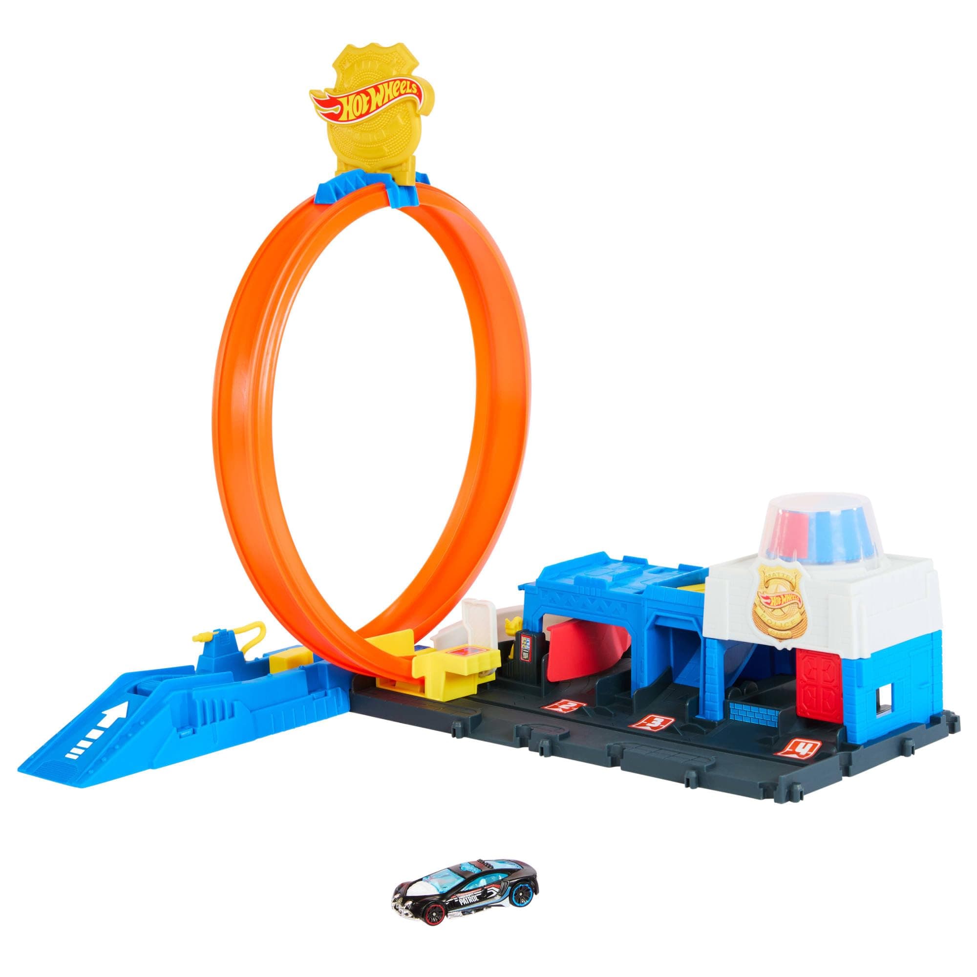 Hot Wheels City - Комплект полицейски участък