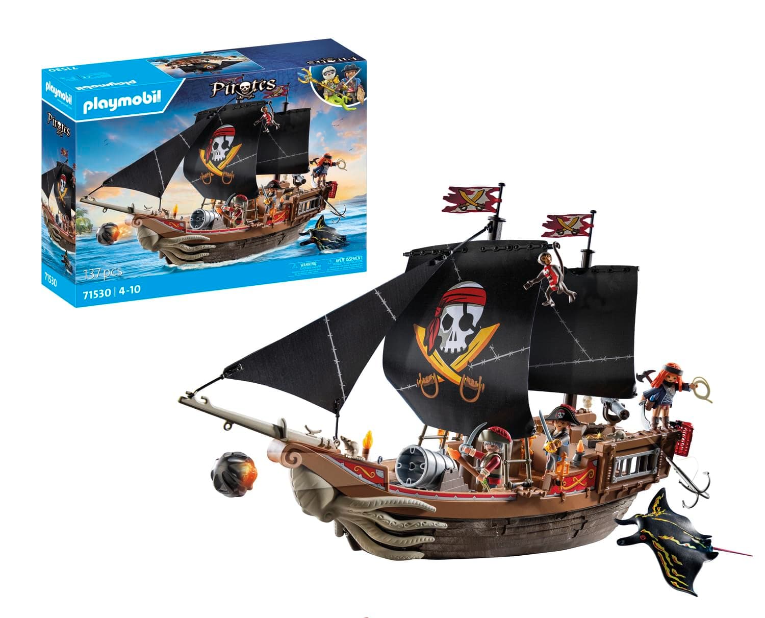 Playmobil - Голям пиратски кораб