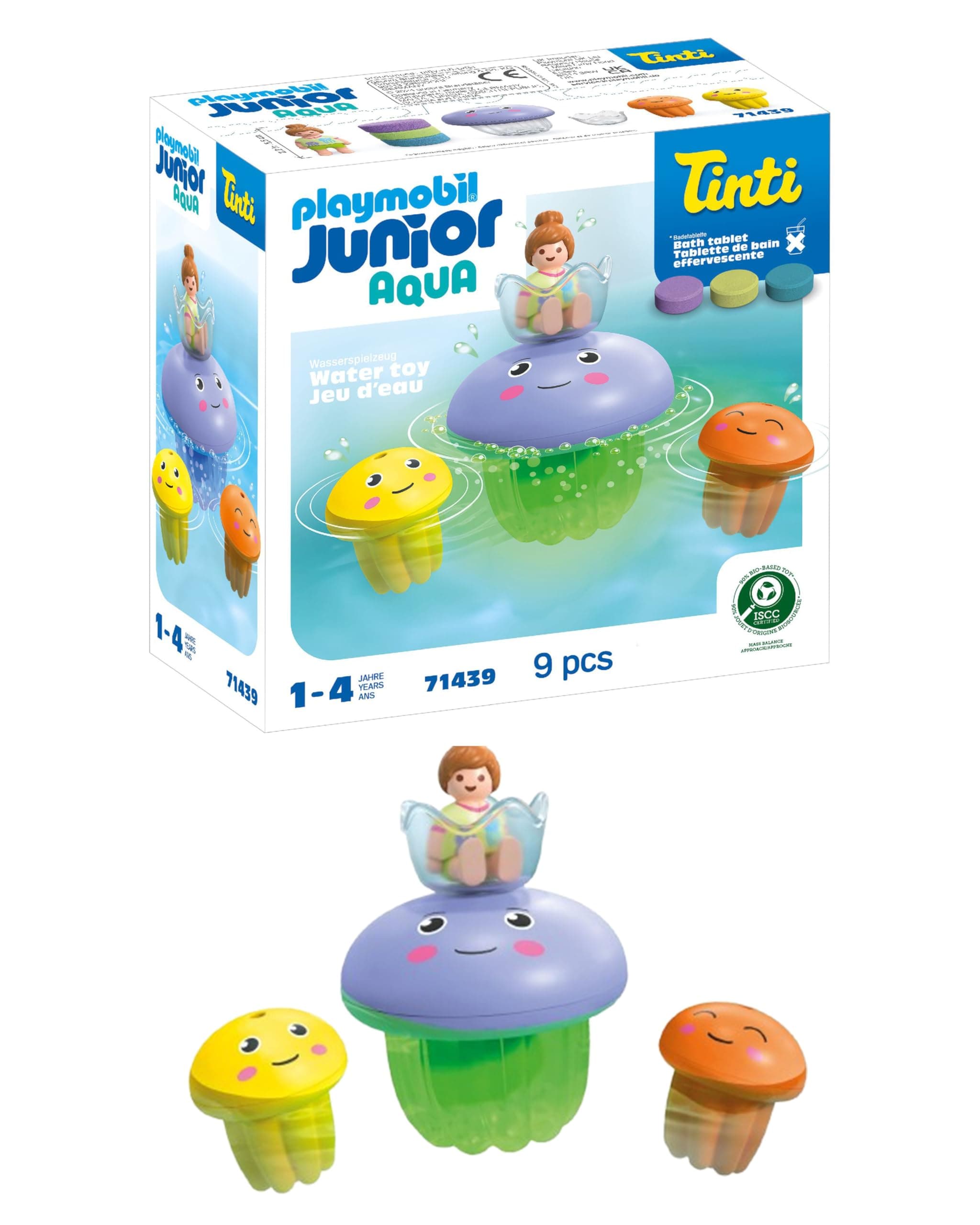 Playmobil - Junior & Tinti: Цветно семейство медузи